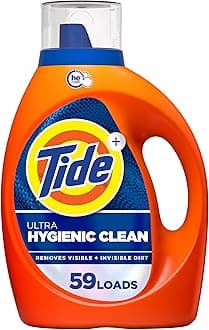 Hygienic Clean Heavy 10x Duty Liquid Laundry Detergent, Original Scent, He Compatible, 59 Loads, 92 Fl Oz