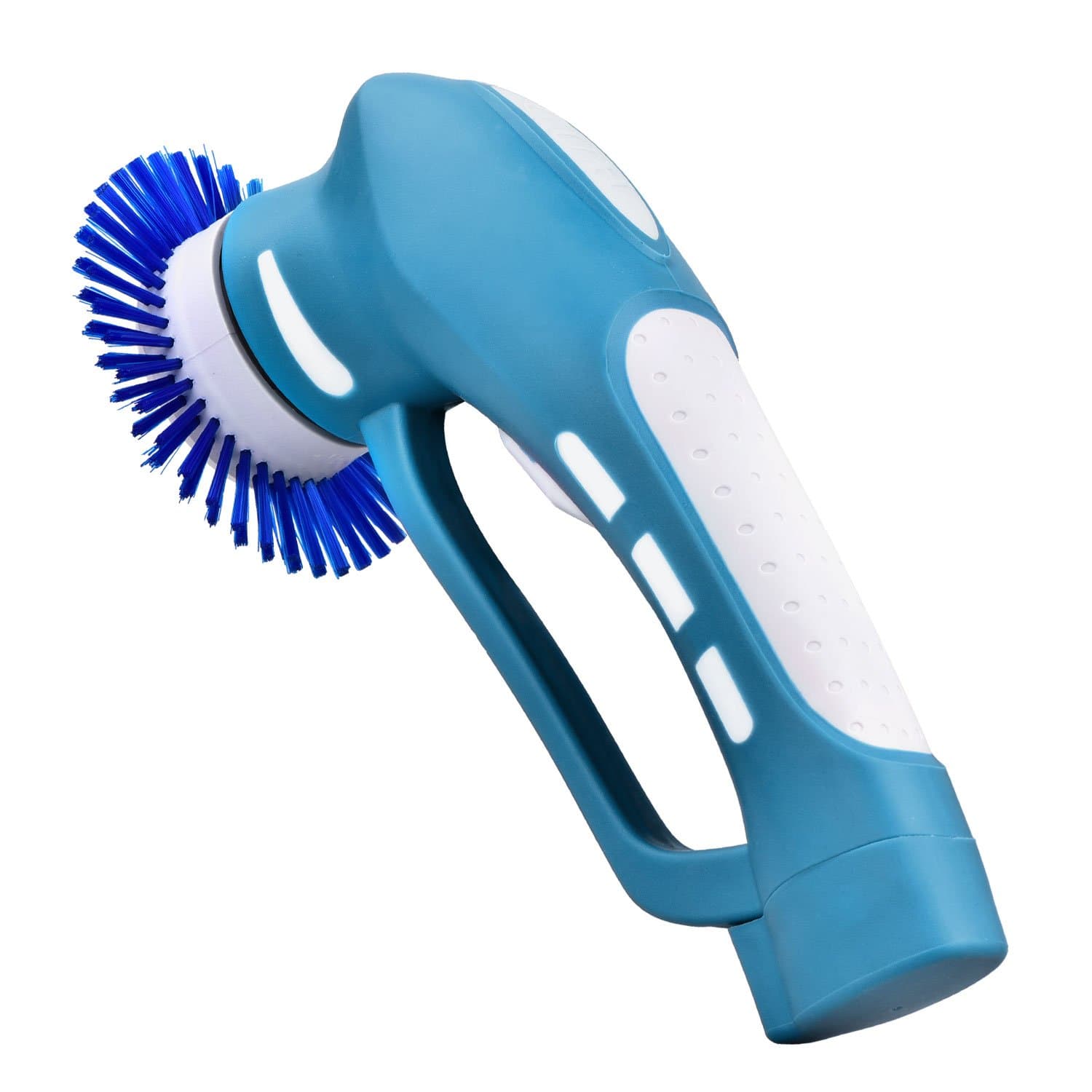 CUH Cordless Power Scrubber with Rechargeable Battery for Bathroom, 6 Brushes, 1 Scouring Pad