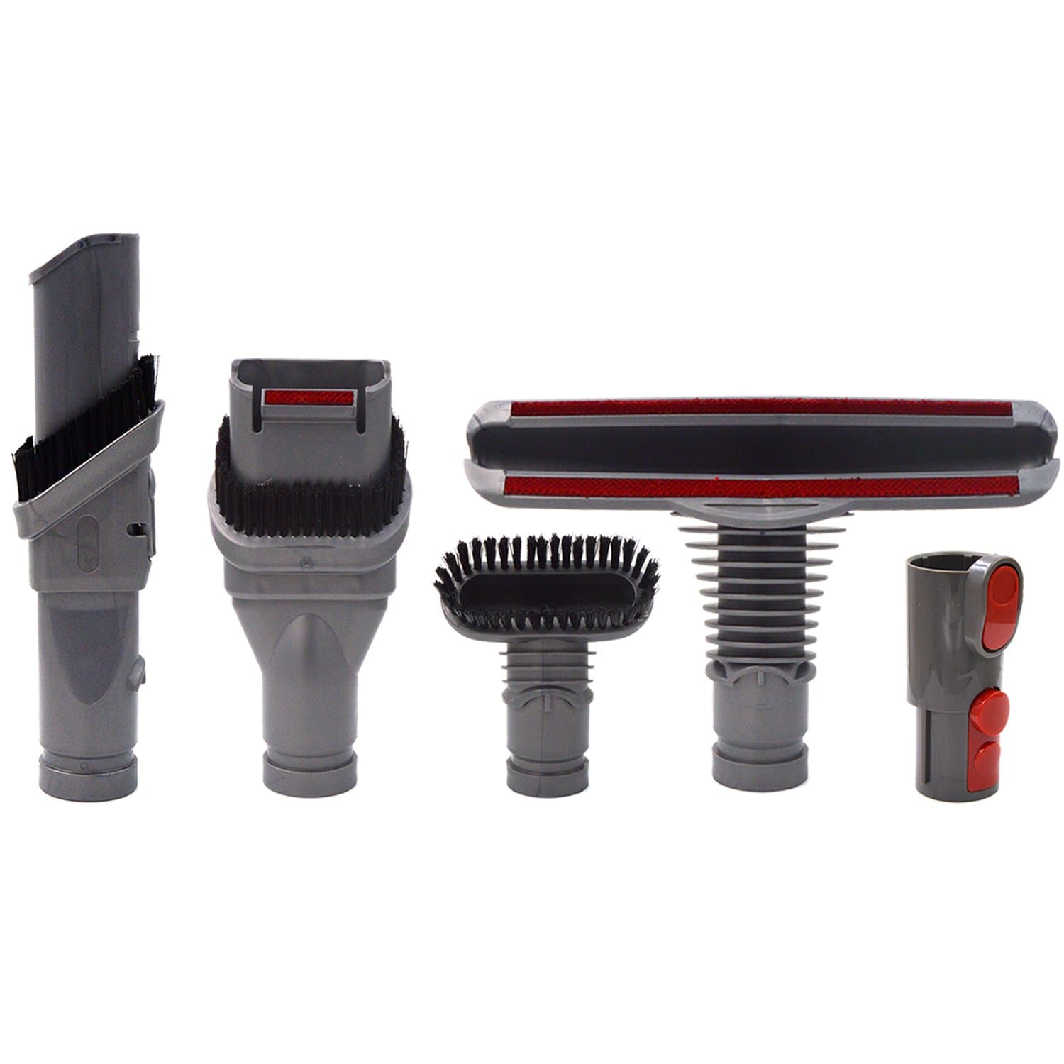 Accessories Kit Replacement for Dyson V8 V7 V6 V10 SV10 SV11 Vacuum Cleaner - Spare Parts Brushes Tools Set for V6 DC34 DC35 DC59 Cordless Hoover (5 in 1)