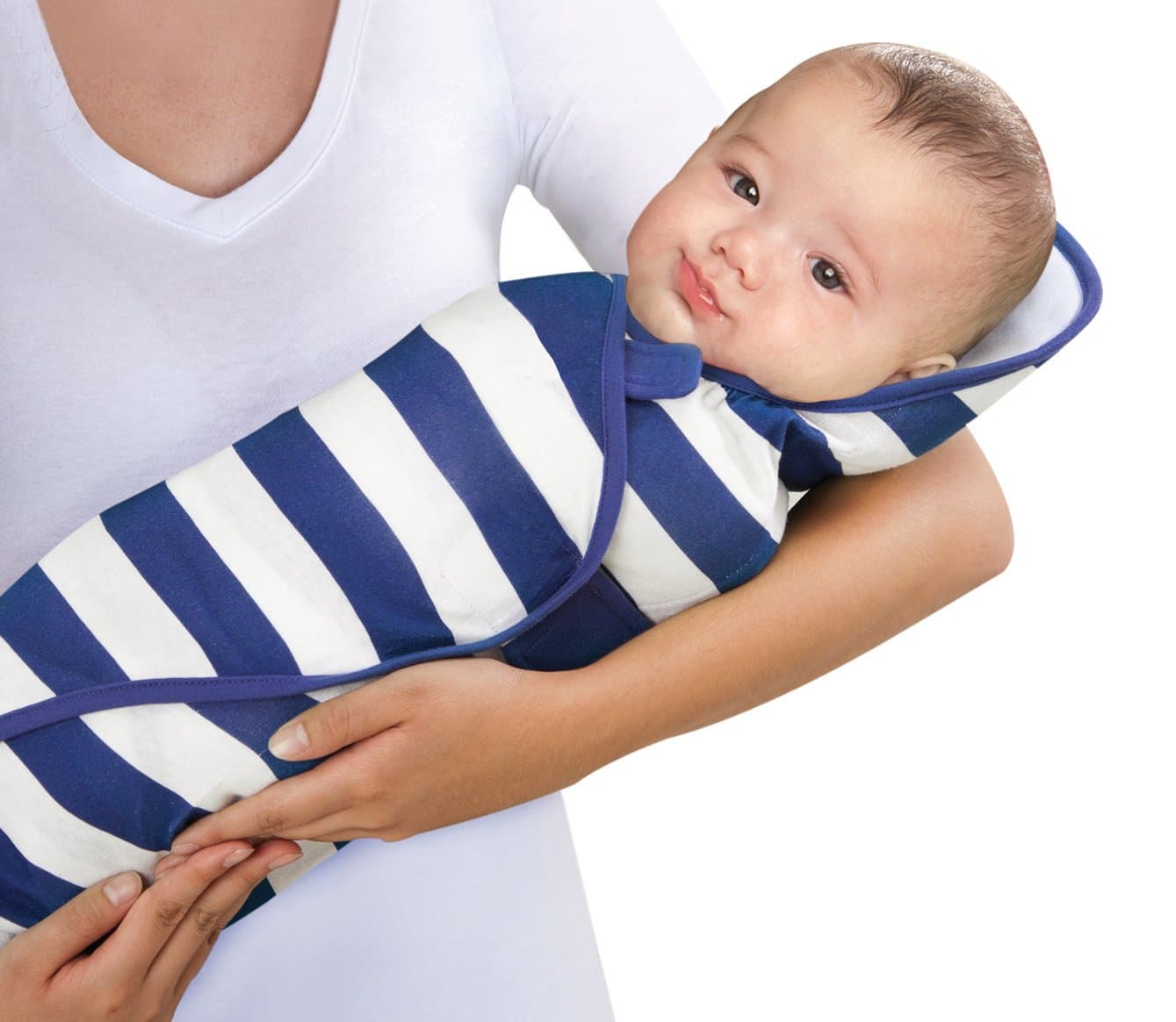 Perfect Swaddle, Blue and White Stripe (Discontinued by Manufacturer)