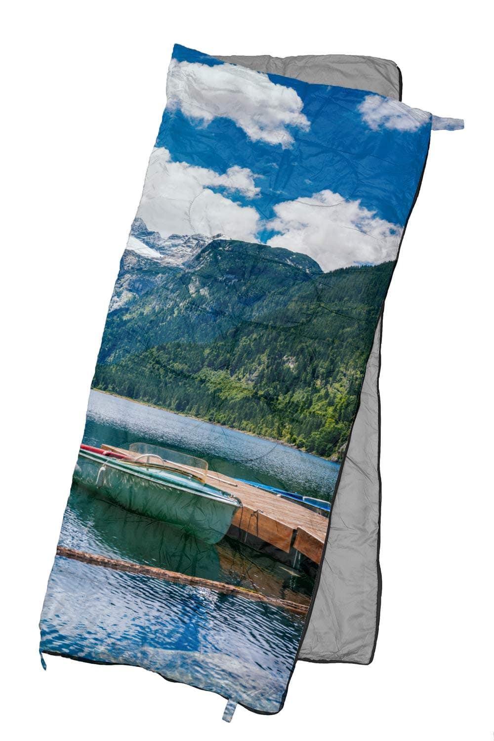 REVALCAMP Lightweight Sleeping Bag - Lake - Indoor & Outdoor use. Great for Kids, Teens & Adults. Ultra Light and Compact Bags are Perfect for Hiking, Backpacking, Camping & Travel.