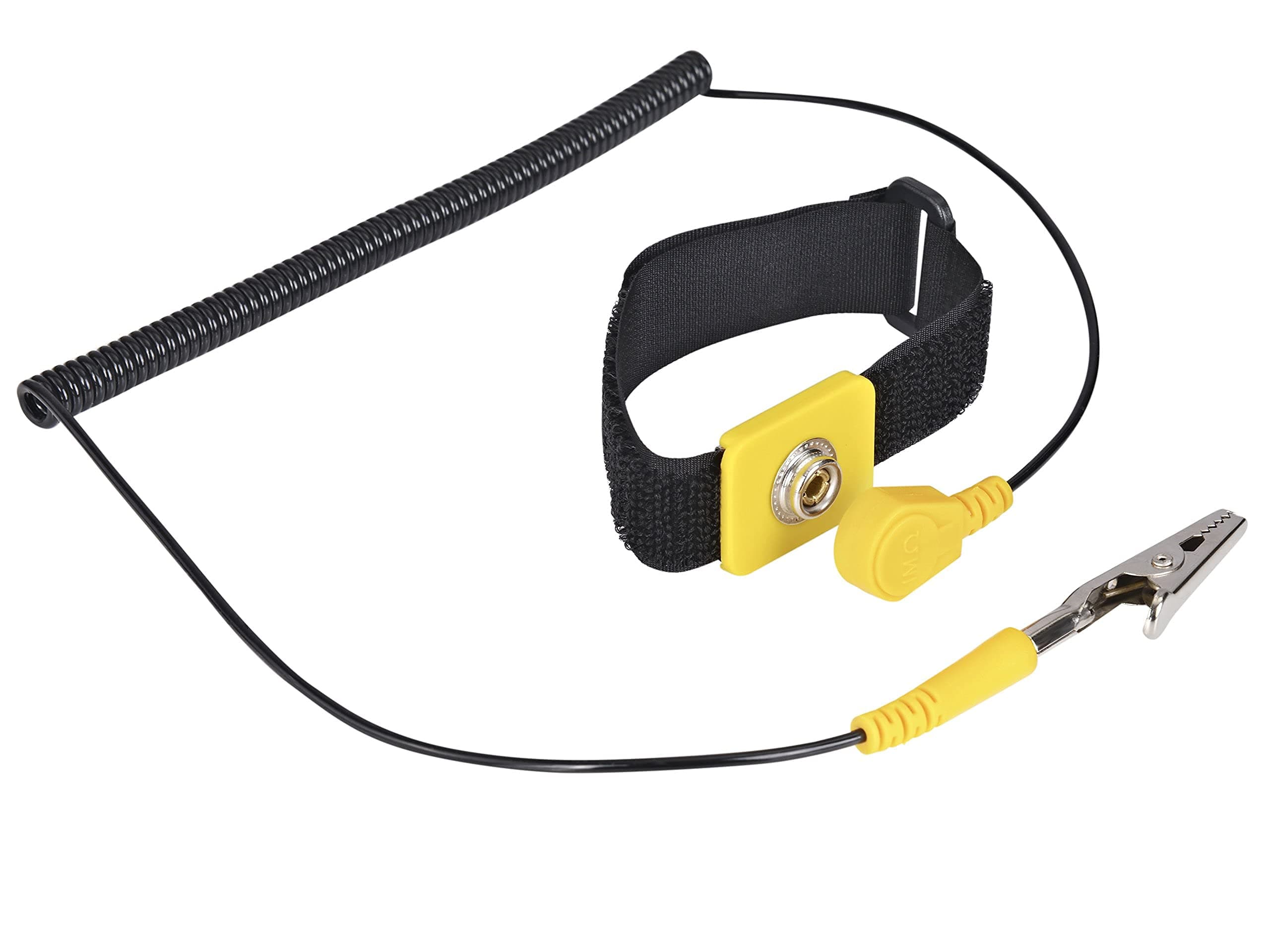 Starway ESD Anti-Static Wrist Strap Components, Brown/Yellow (Yellow)