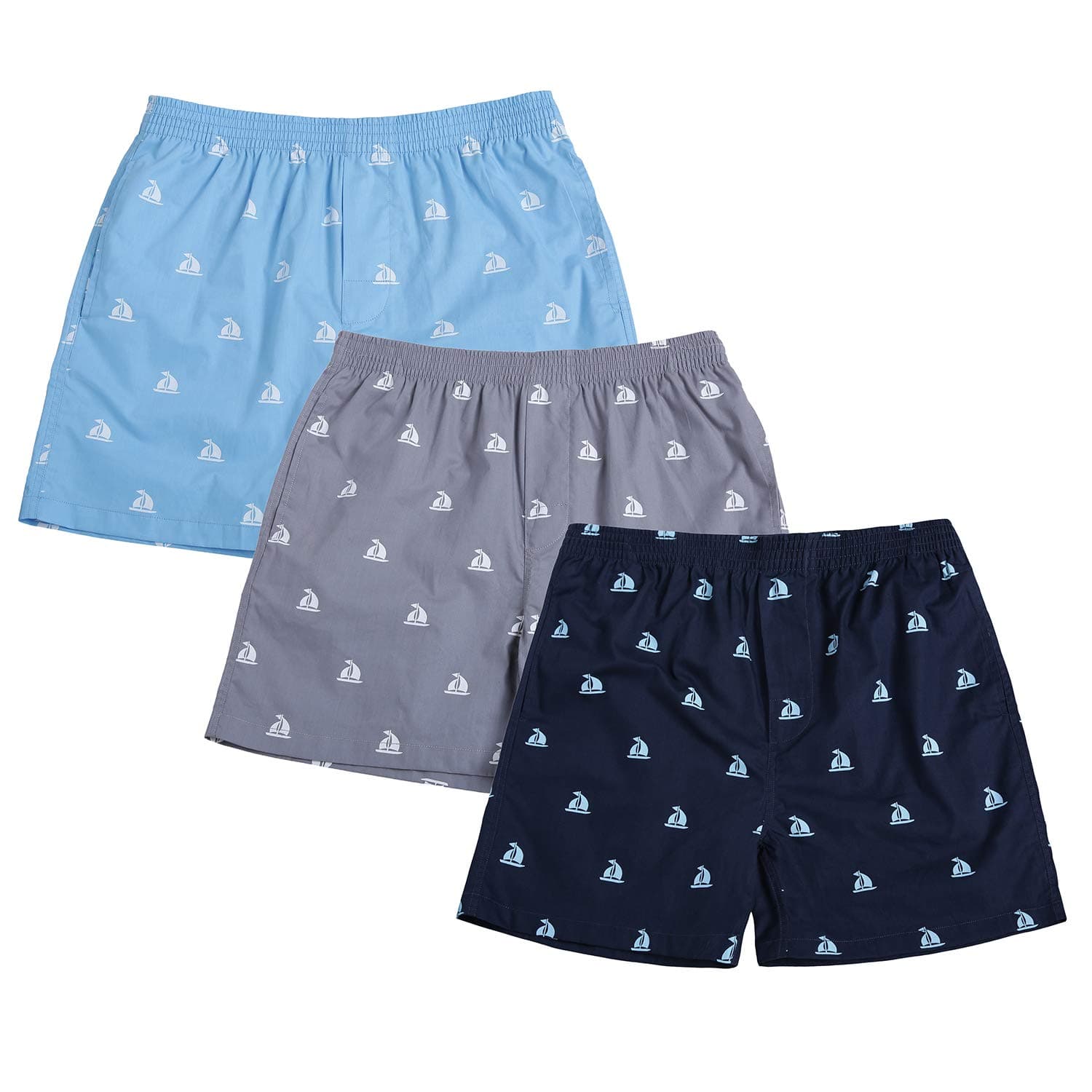 Men's Cotton Boxers (Pack of 3)