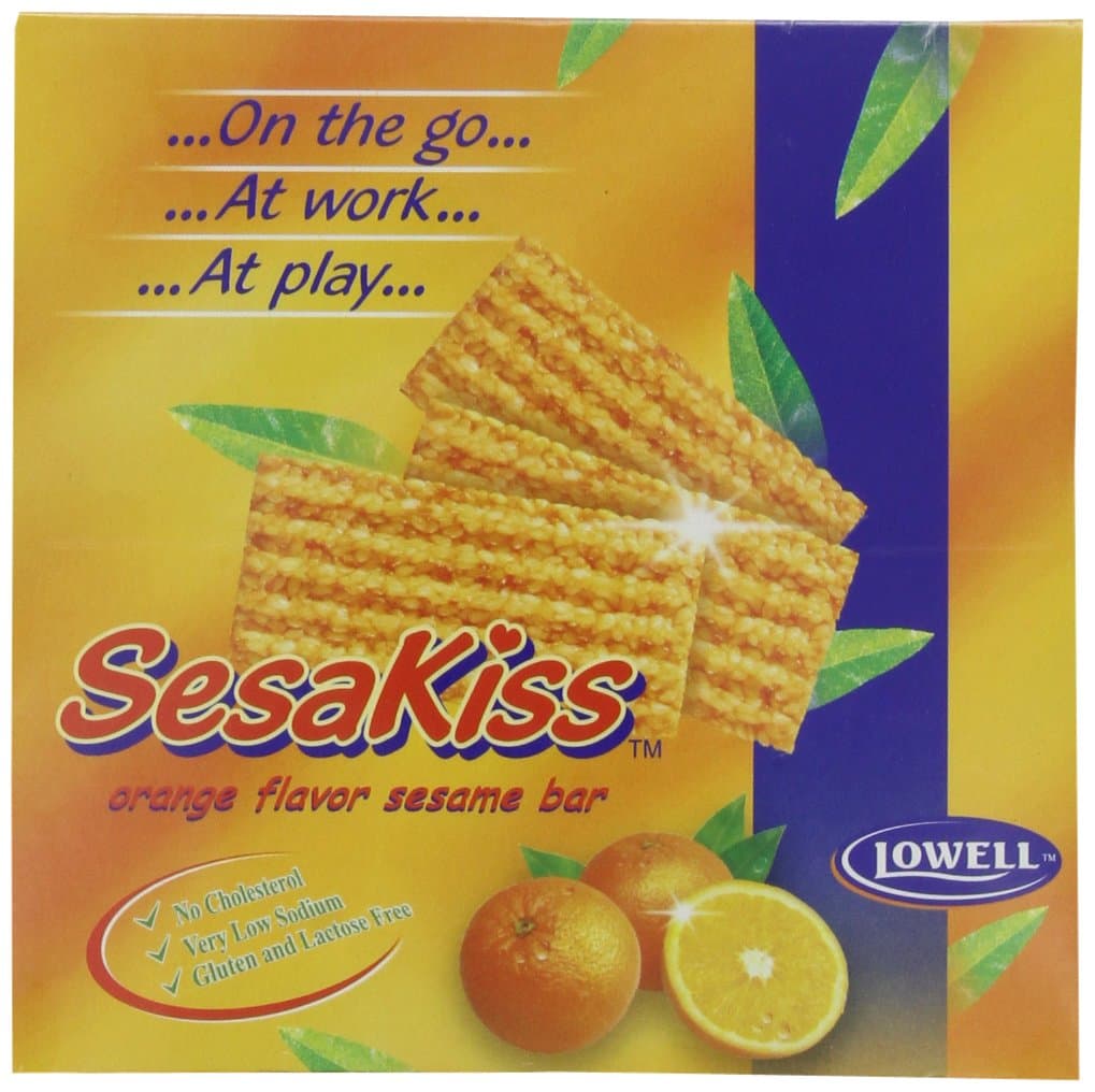 SesaKiss Sesame Seeds, Orange Flavored, 1.06-Ounce (Pack of 24)
