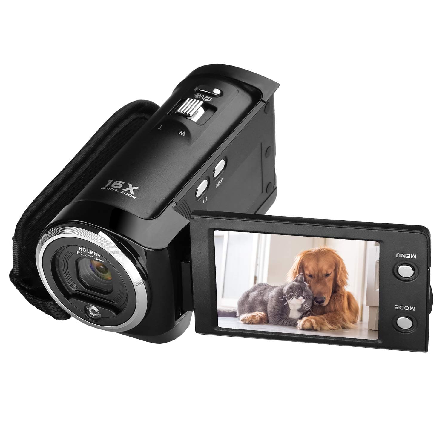 KG00l4 720P 16MP Digital Video Camcorder Camera DV DVR 2.7inch TFT LCD 16x ZOOM Portable Digital Video Recorder C6