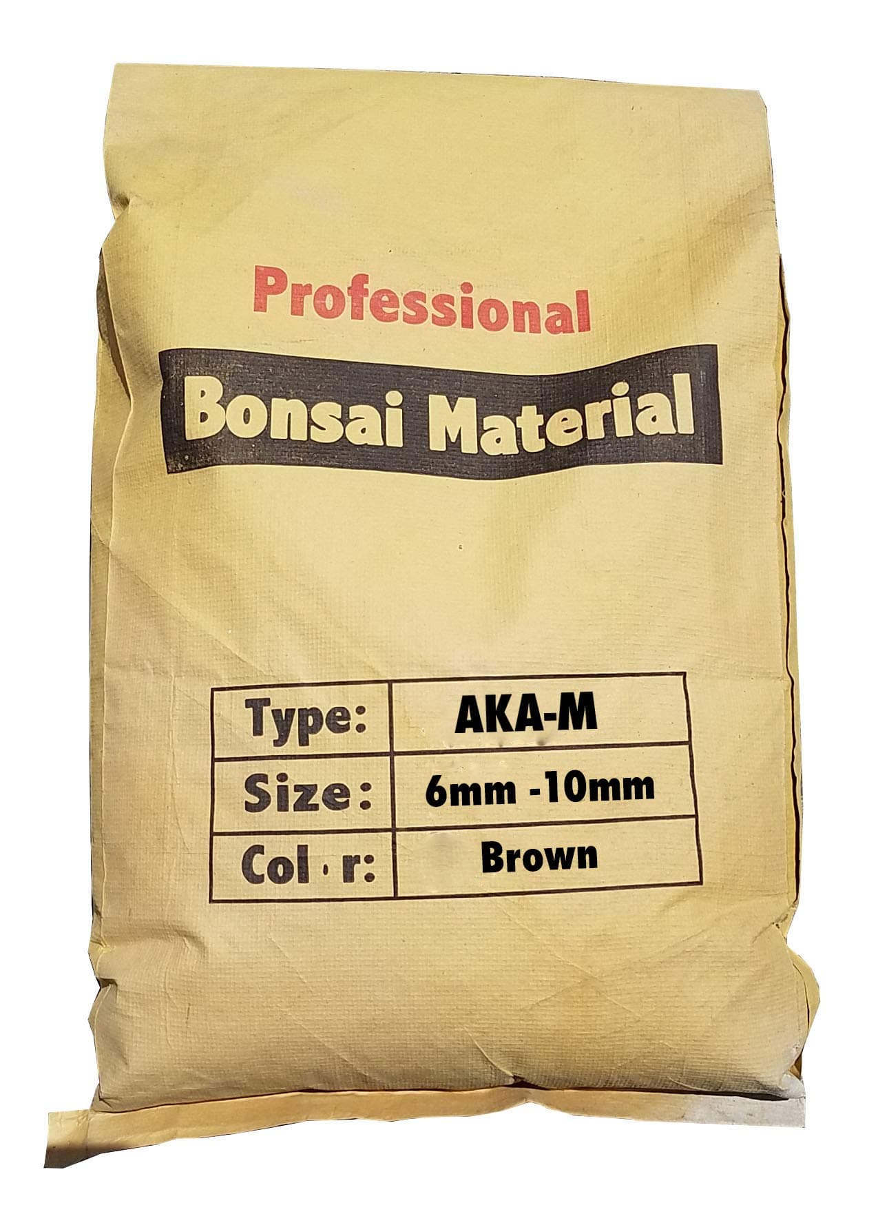 Bonsai Soil - Ibaraki Hard Akadama(6mm~10mm) 13L 9.5 Kgs (Medium repack)
