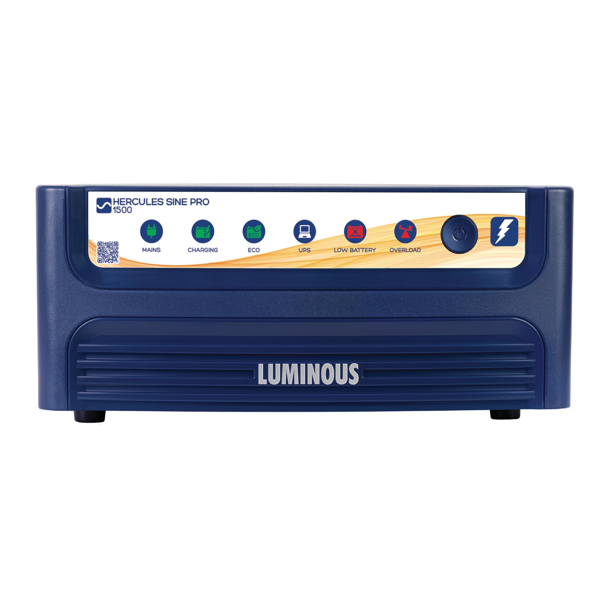 Luminous Hercules 1500 Pure Sine Wave 1400VA/12V Inverter for Home, Office & Shops