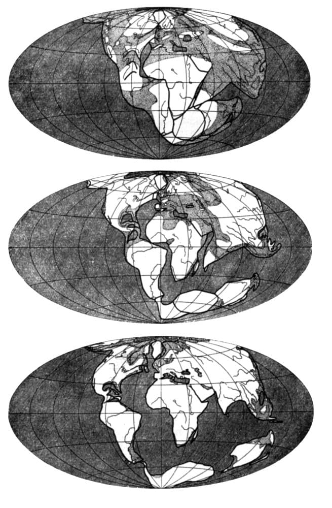 Map Pangaea Nillustration Depicting Alfred WegenerS Theory Of The Supercontinent Pangaea And How It Split To Form The Present-Day Continents From The 4Th Edition Of His Origin Of Continents And Oceans