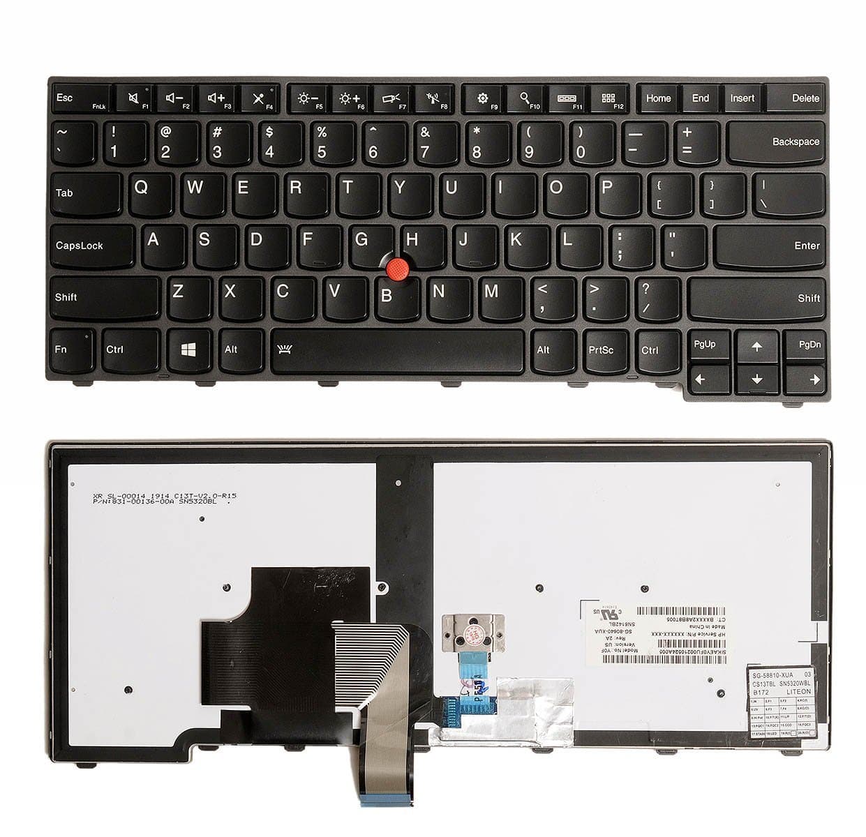 aGooDo US Layout Backlit Keyboard for ThinkPad T440 T440s T431 T431s T440E T440p T450 L440 Compatible with PK130SB2B00 SN5320BL 4X0139 C43944 45X15S