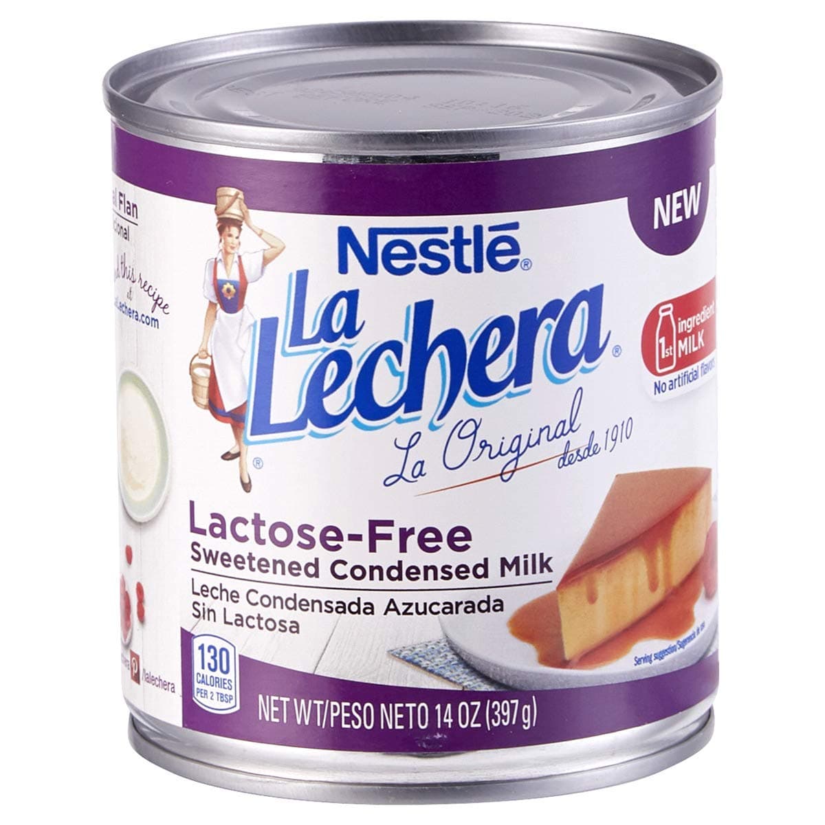 Nestle La Lechera Lactose-Free Sweetened Condensed Milk, 1-14 oz