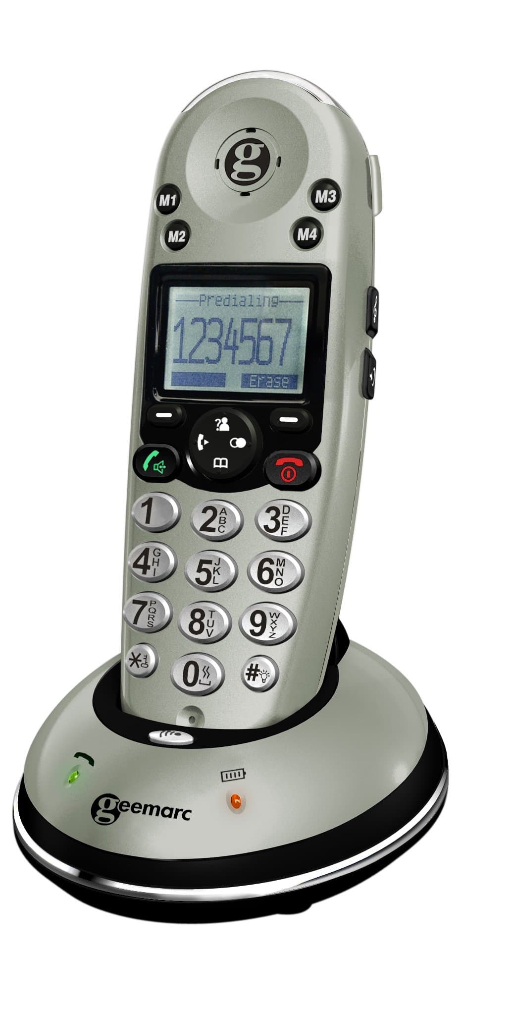 Geemarc AMPLIDECT 350- Amplified Loud Cordless DECT Telephone- UK Version