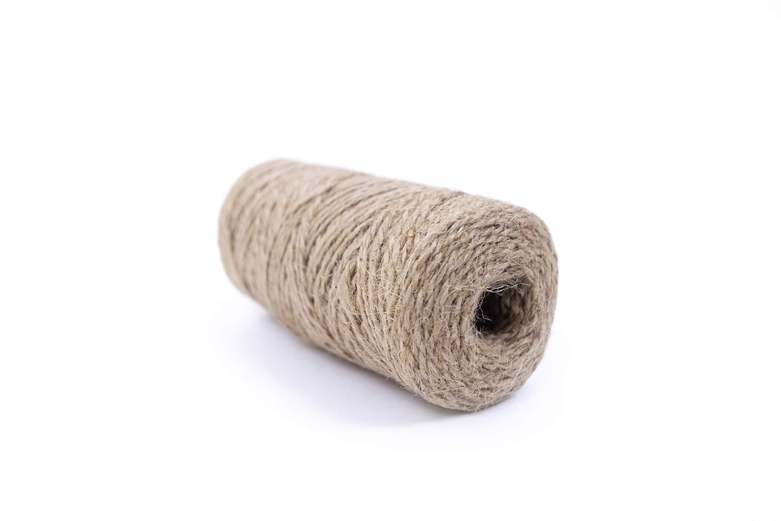 250 Feet Natural Jute Twine, Pack of 2, Brown, 40 Line Weight, 500 Feet per Pack