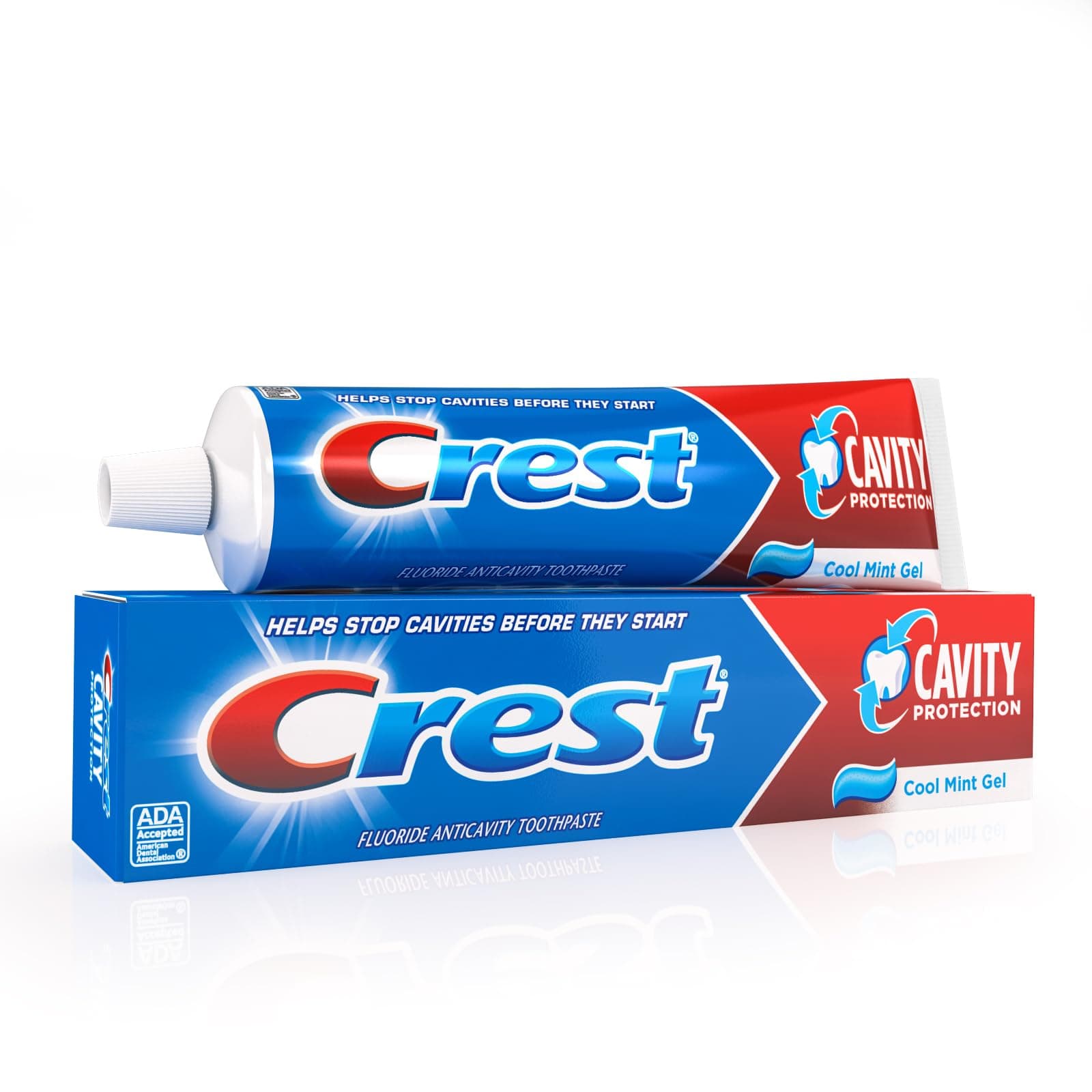 Cavity Protection Cool Mint Flavor Liquid Gel Toothpaste 8.2 Oz (Pack of 6)