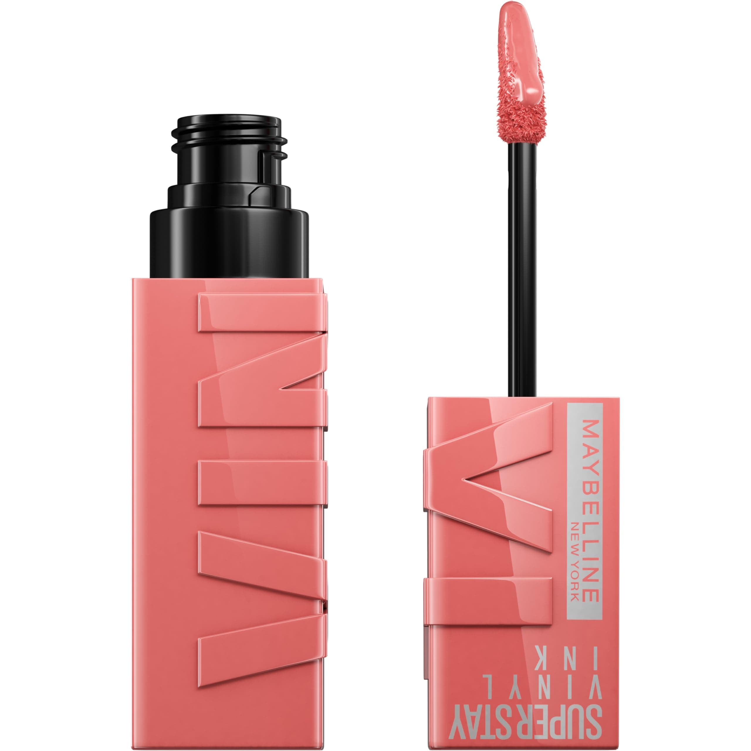 Maybelline New York Super Stay Vinyl Ink Nudes Longwear Transfer Proof Gloss Lipstick, Charmed