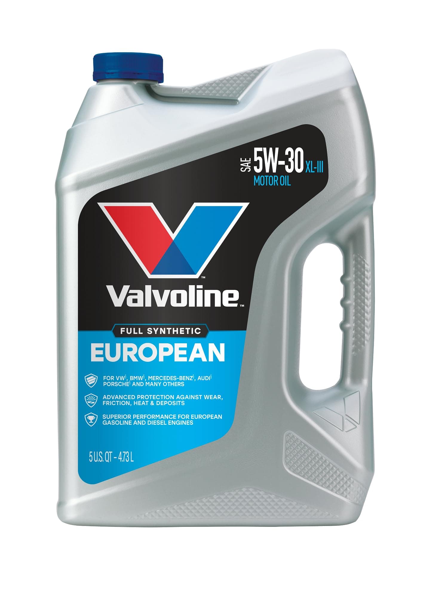 Valvoline European Vehicle Full Synthetic 5W-30 XL-III Motor Oil 5 Quart