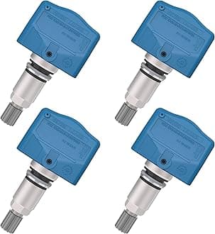 TPMS Tire Pressure Monitoring System Sensor 40700-1AA0B 40700-1AA0D Compatible with 2008-2010 Infiniti M35 M45 QX56 Nissan Armada Altima Maxima Frontier Rogue Sentra 315MHZ 4PCS (Blue)