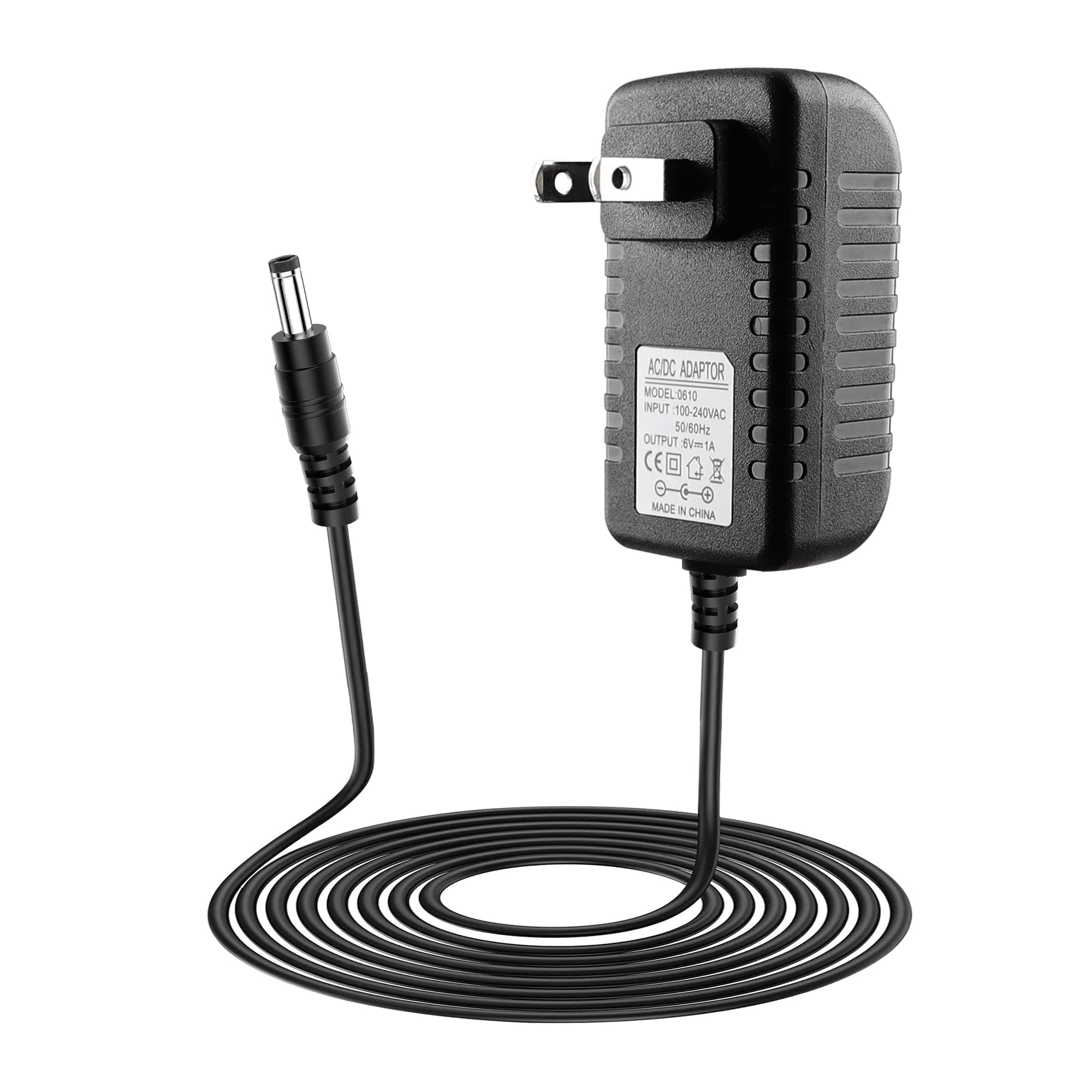 6V Battery Charger for Ride On Car Toys, 6 Volt Universal Ride On Car Charger for Mercedes-Benz, Ferrari, Dynacraft, Lamborghini, Flybar Bumper Car, Monster Jam Kids Riding Toy