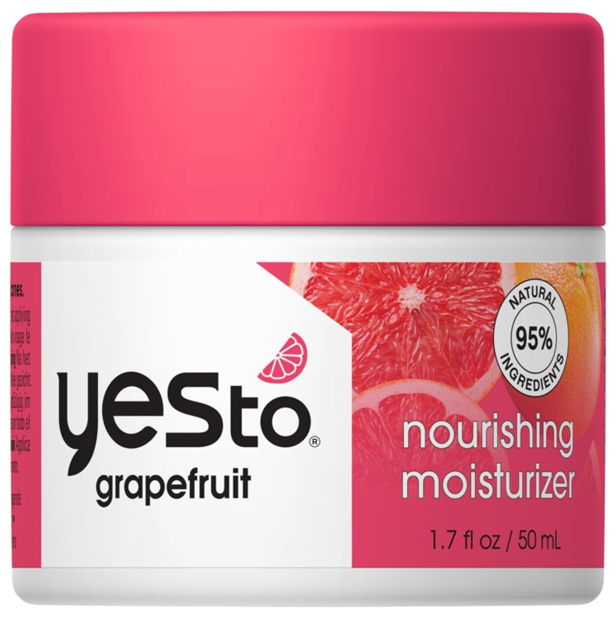 Yes To Grapefruit Nourishing Moisturizer, Renewing Formula That Seals In Moisture & Enhances Glow, Hydrates Brightens & Renews, With Vitamin C & Antioxidants, Natural, Vegan & Cruelty Free, 1.7 Fl Oz