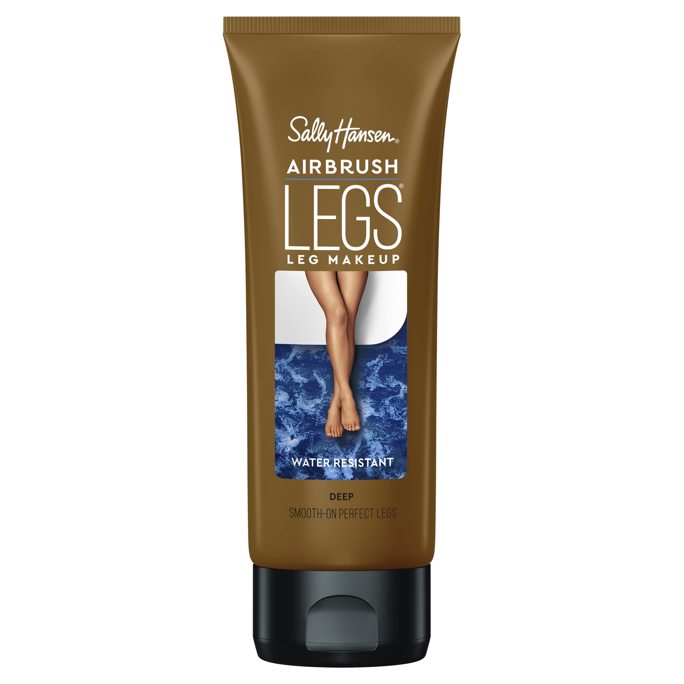 Sally Hansen Airbrush Legs®, Leg Makeup, Deep, Easy Application, Flawless Looking Legs, Water Resistant, Transfer Proof Lotion
