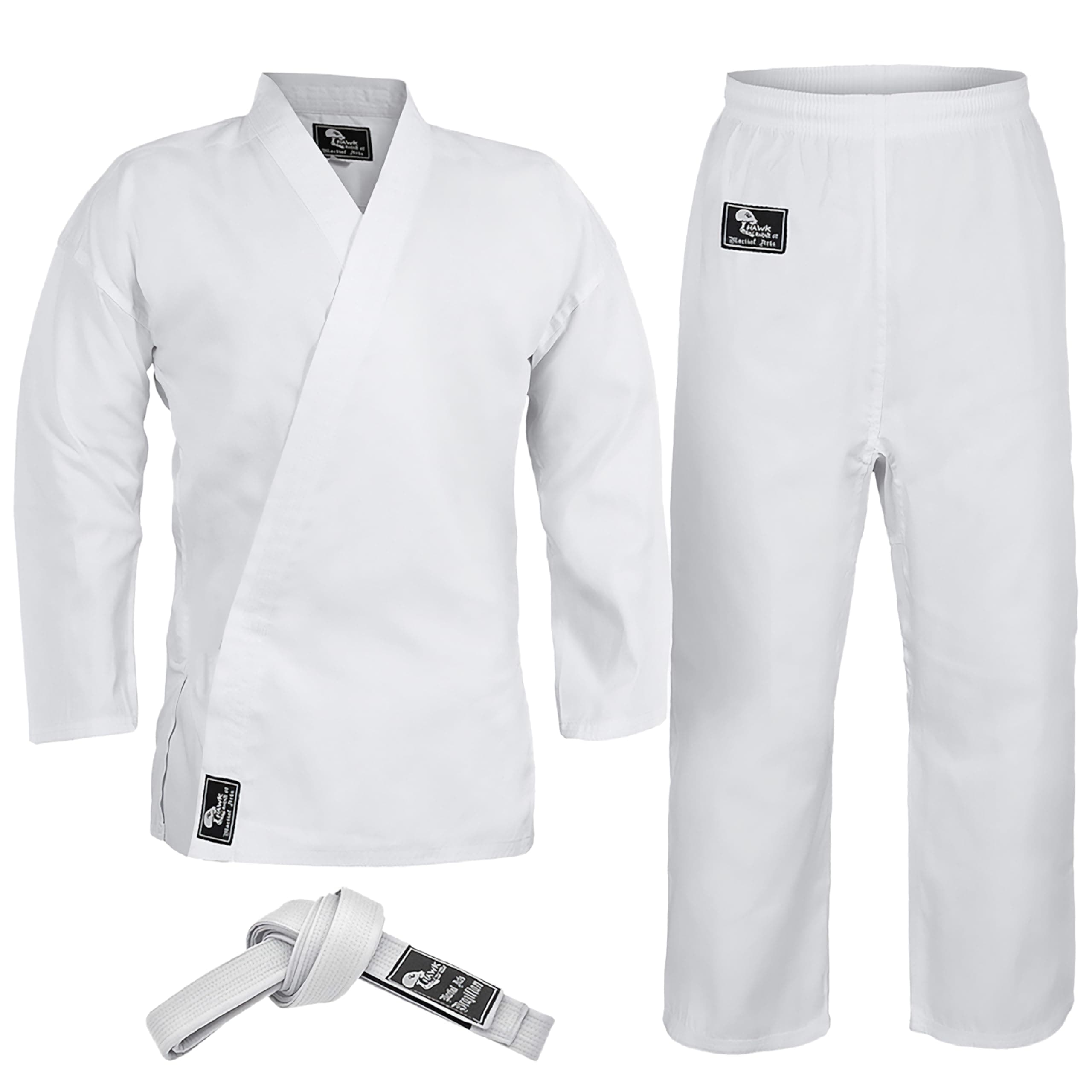 Karate Uniform for Kids & Adults Lightweight Student Karate Gi Martial Arts Uniform with Belt