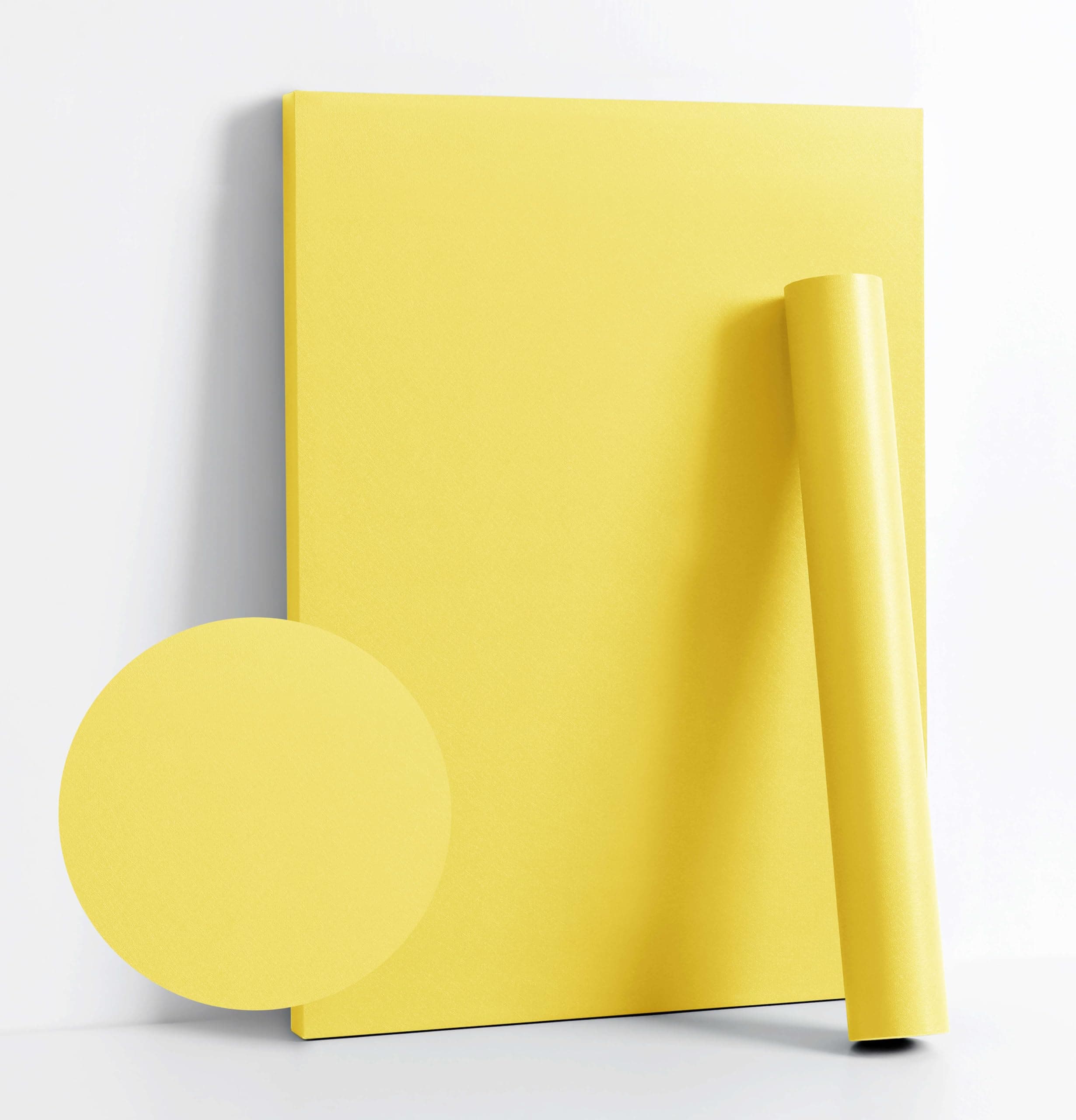 Dimoon 78.7''x17.7'' Yellow Peel and Stick Wallpaper Contact Paper Modern Self Adhesive Wall Paper Removable Renter Friendly Textured Solid Color Shelf Cabinet Vinyl Roll (78.7''x17.7'',Yellow)