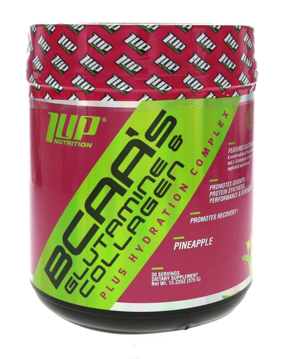 1Up Nutrition Her Bcaa's, Glutamine & Collagen Plus Hydration Complex, Pineapple