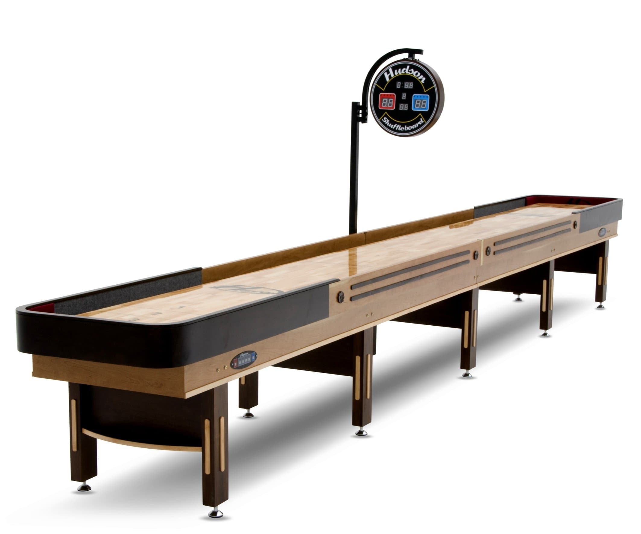 Grand Hudson 22ft Shuffleboard Table with Scoreboard Included