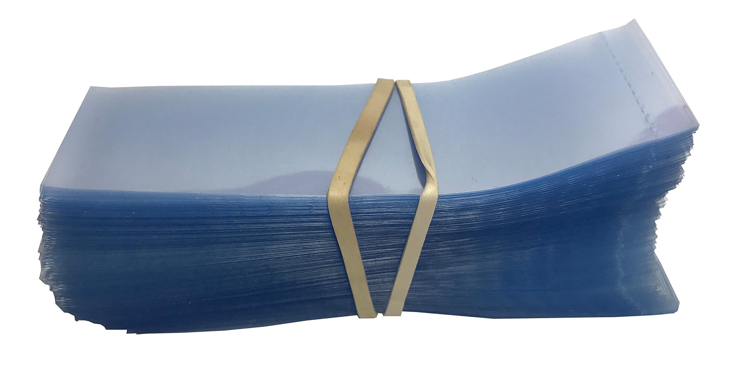 66 x 25 mm Clear Perforated Shrink B for Growler Bottles, Pharmaceutical Bottles, Gallon Jugs, Honey Bottles, More. [Compatible Diameter Range: 1 1/4” – 1 1/2"] - Bundle of 50