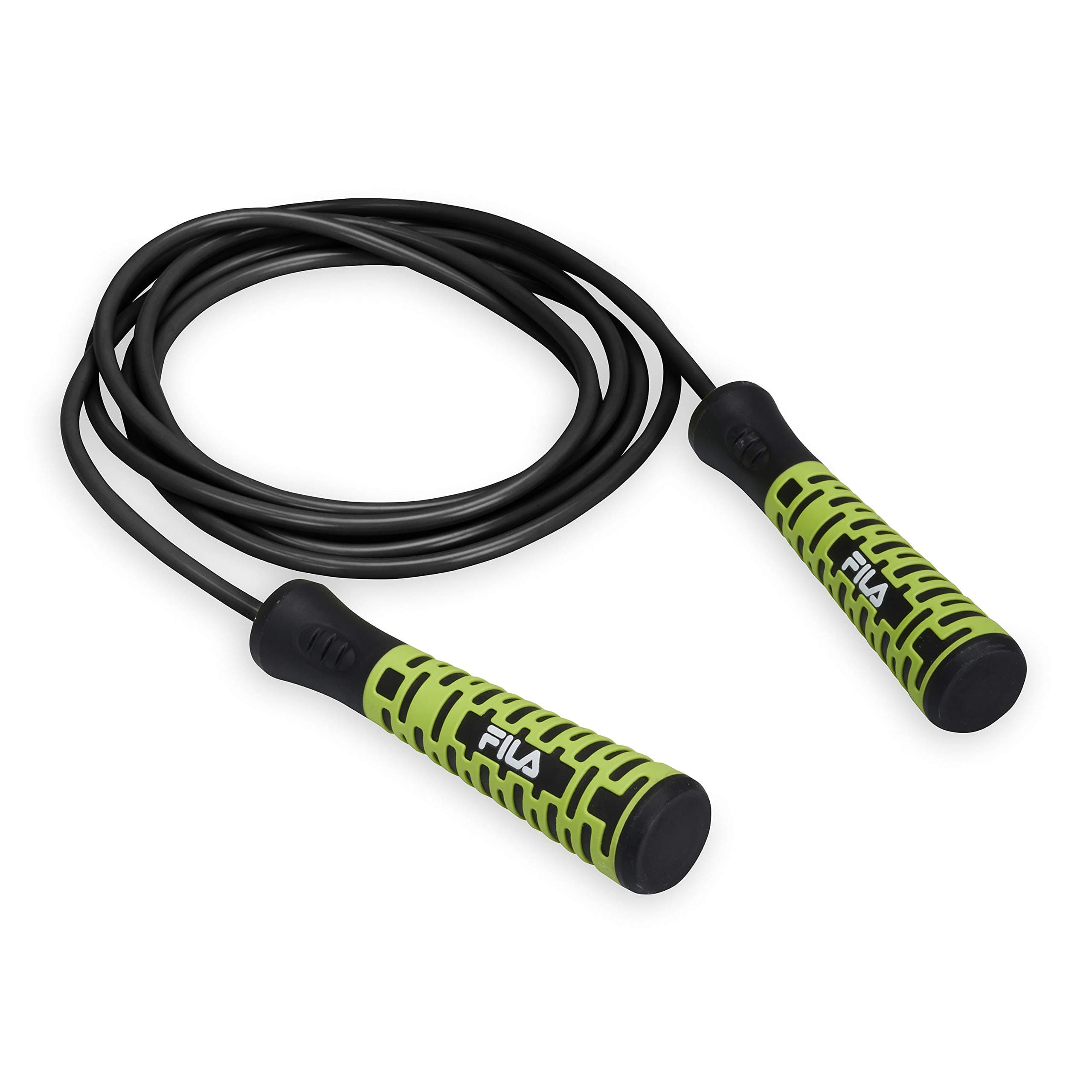 FILA Accessories Cardio Speed Jump Rope | 9FT | Vinyl Coated Adjustable Non-Kink Speed Rope