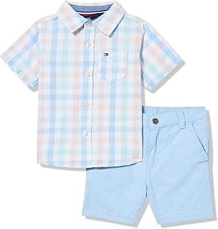 Tommy Hilfiger Boys 2pc Shirt Short Set Short Set