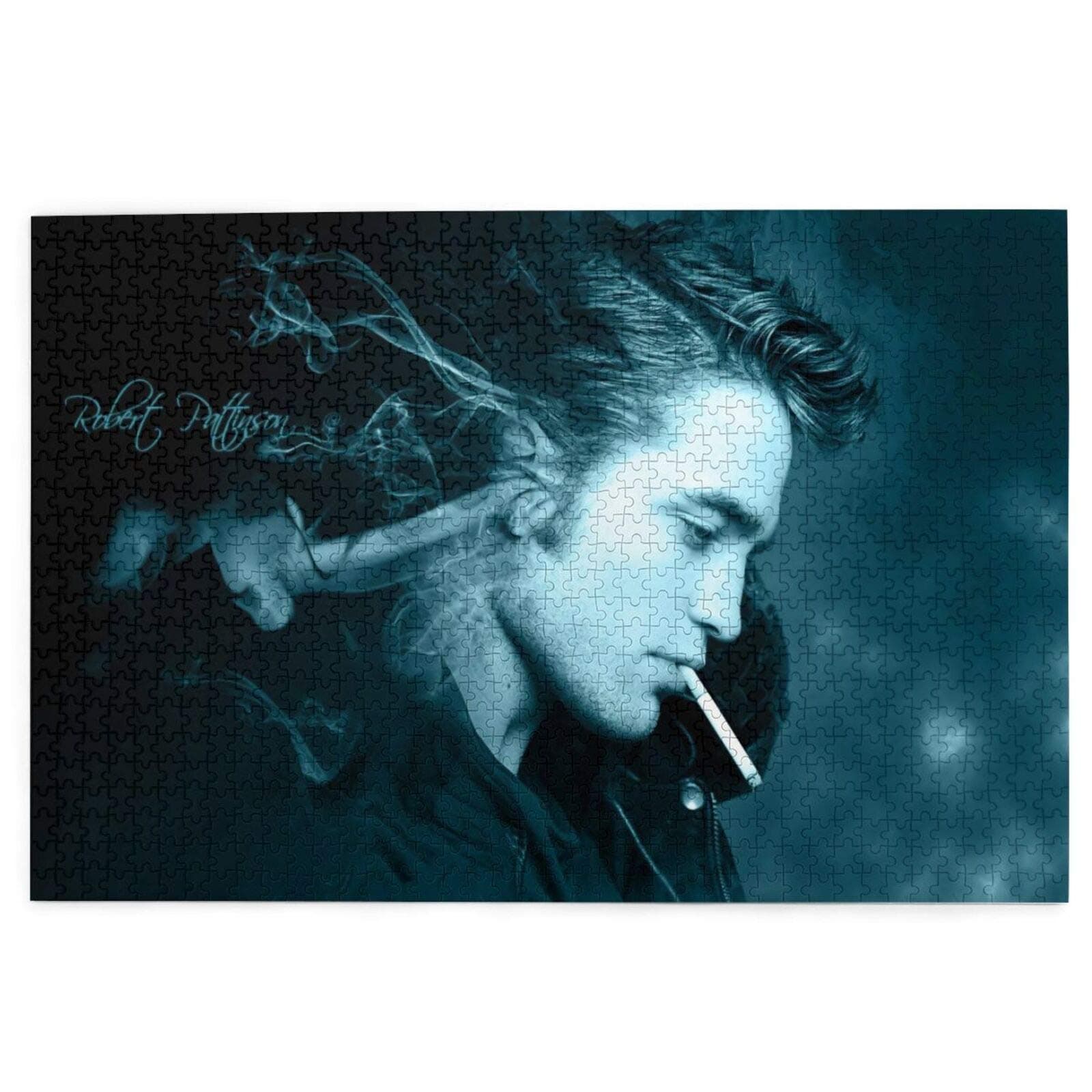 Robert Pattinson Jigsaw Puzzle 1000 Piece Puzzles for Kids Adults, Adult Puzzles Premium Quality Recycled Material