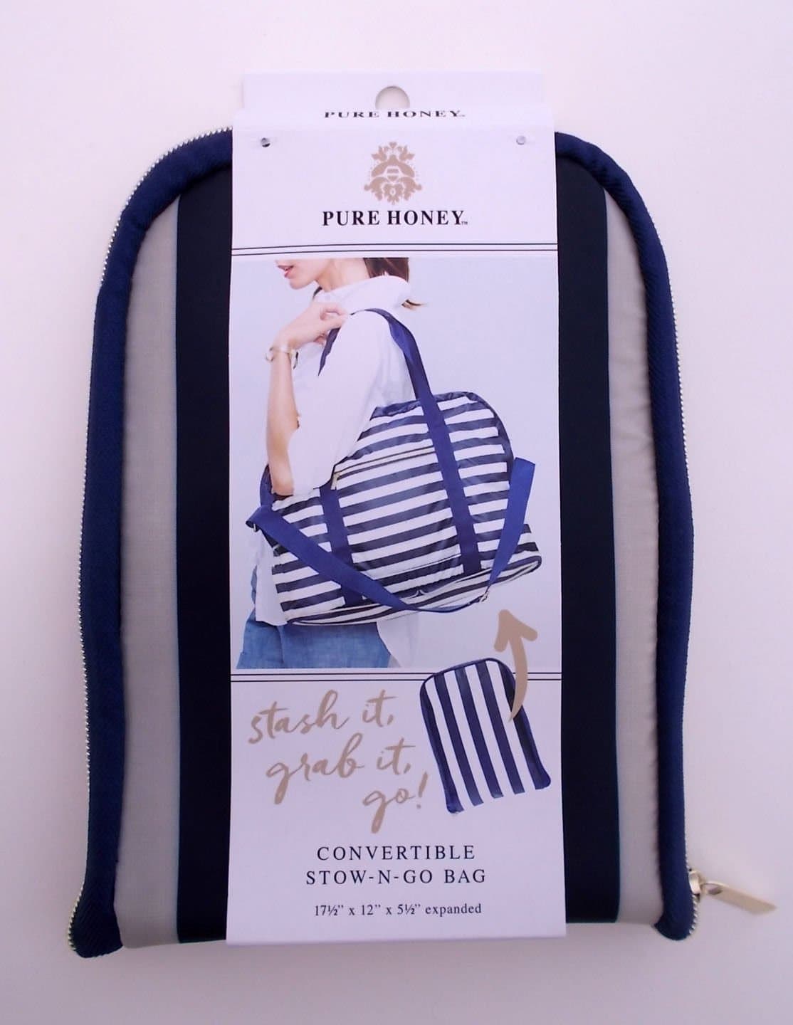 Pure Honey Convertible Stow-N-Go Bag