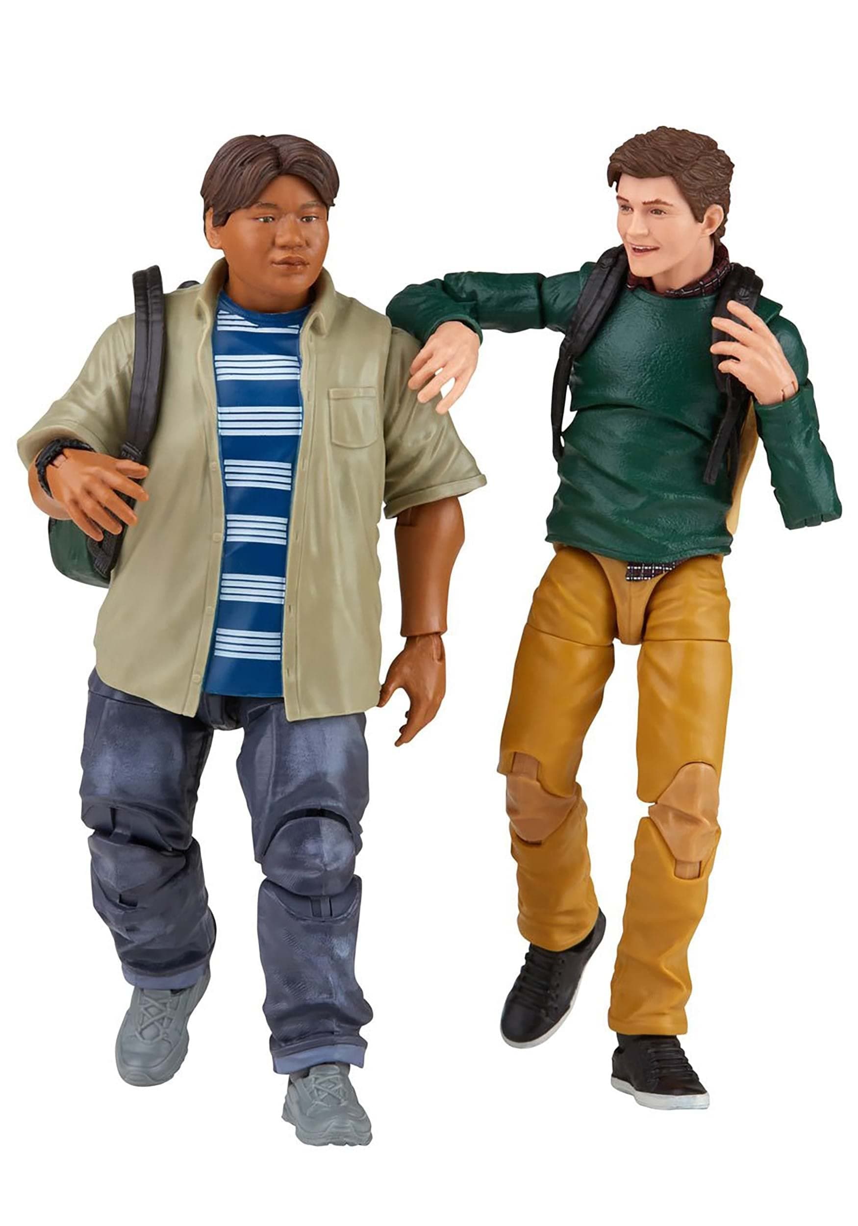 Hasbro Marvel Legends Series Spider-Man 60th Anniversary Peter Parker and Ned Leeds MCU 2-Pack 6-inch Action Figures, 7 Accessories, Multicolor (F3457)