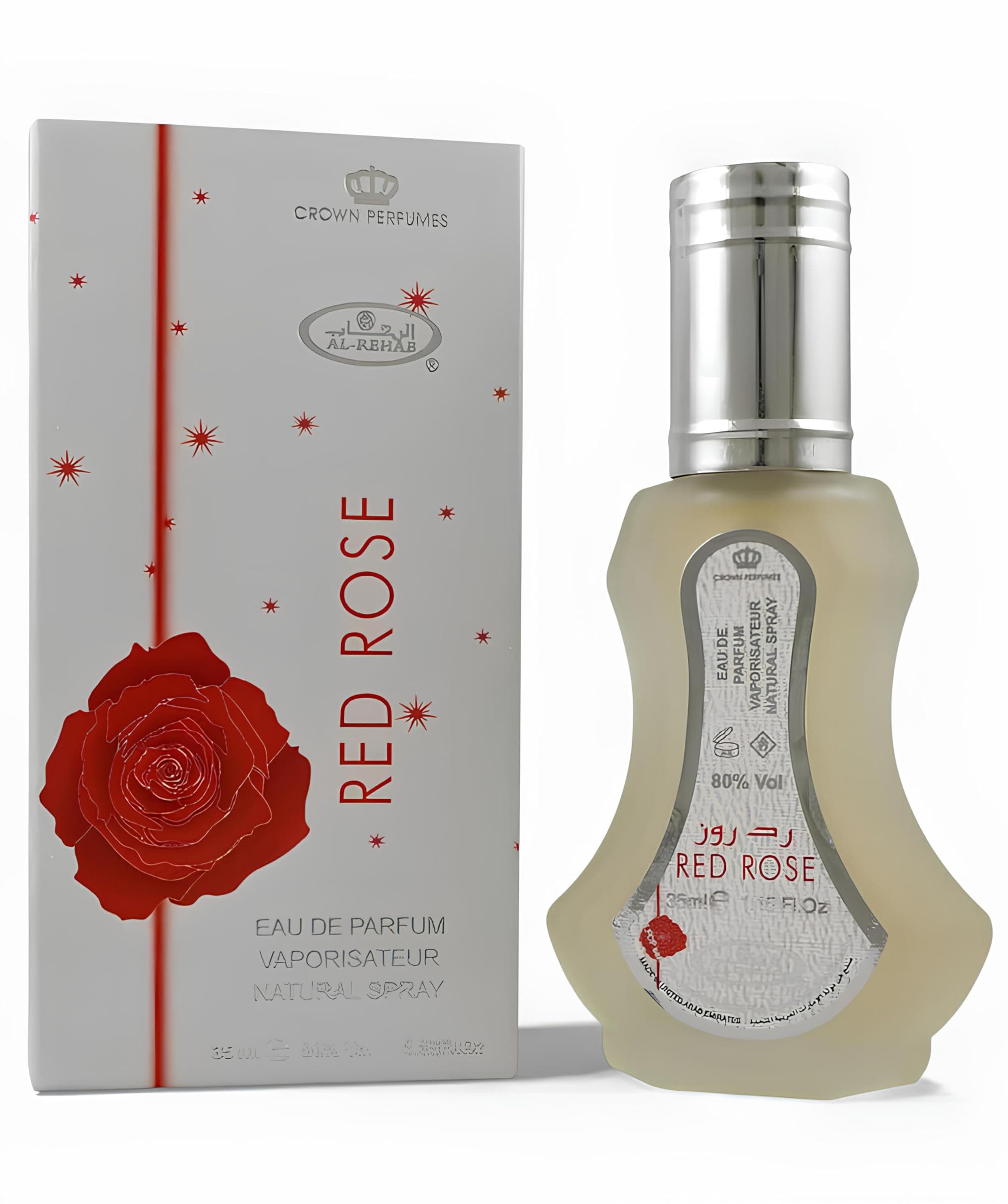 Al-Rehab Red Rose 35 ML Perfume Spray