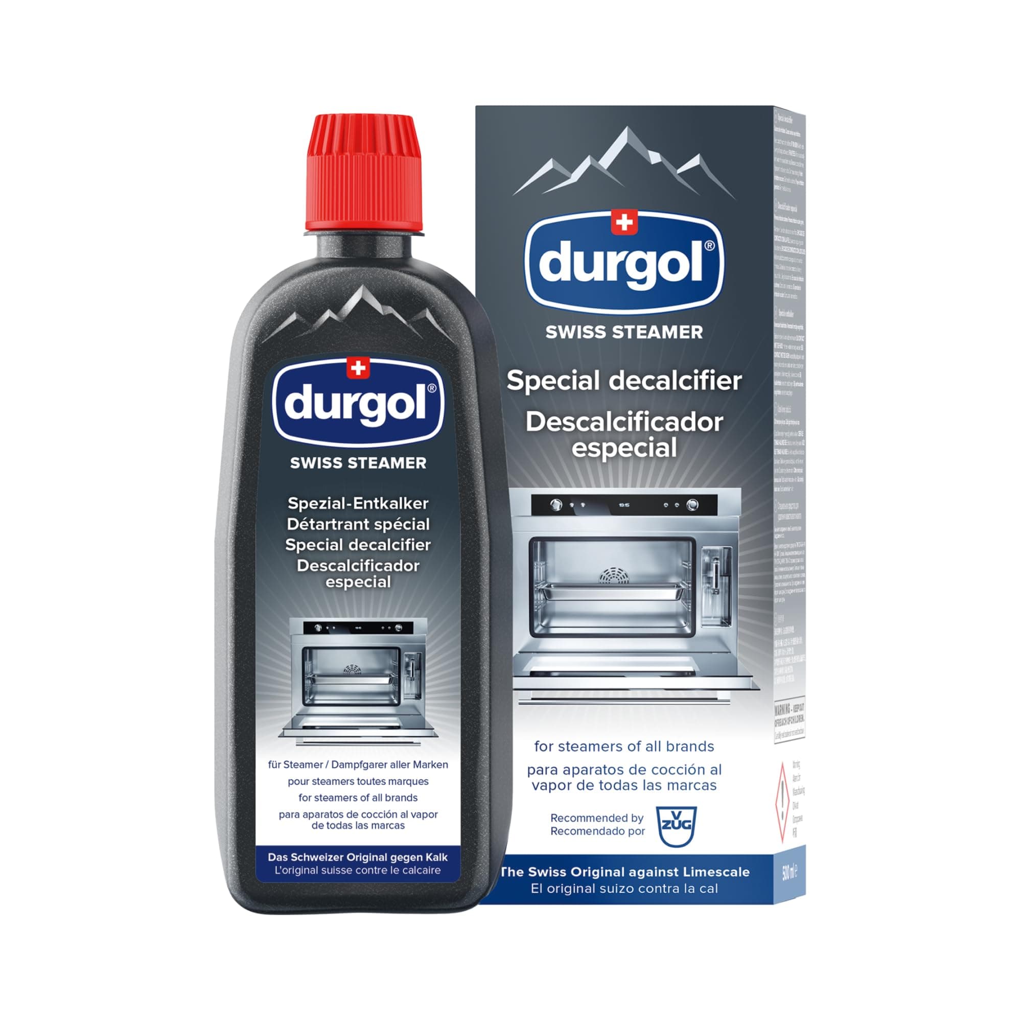 Durgol Swiss Steamer, Descaler and Decalcifier for All Brands of Steamer Ovens, 16.9 Fluid Ounces