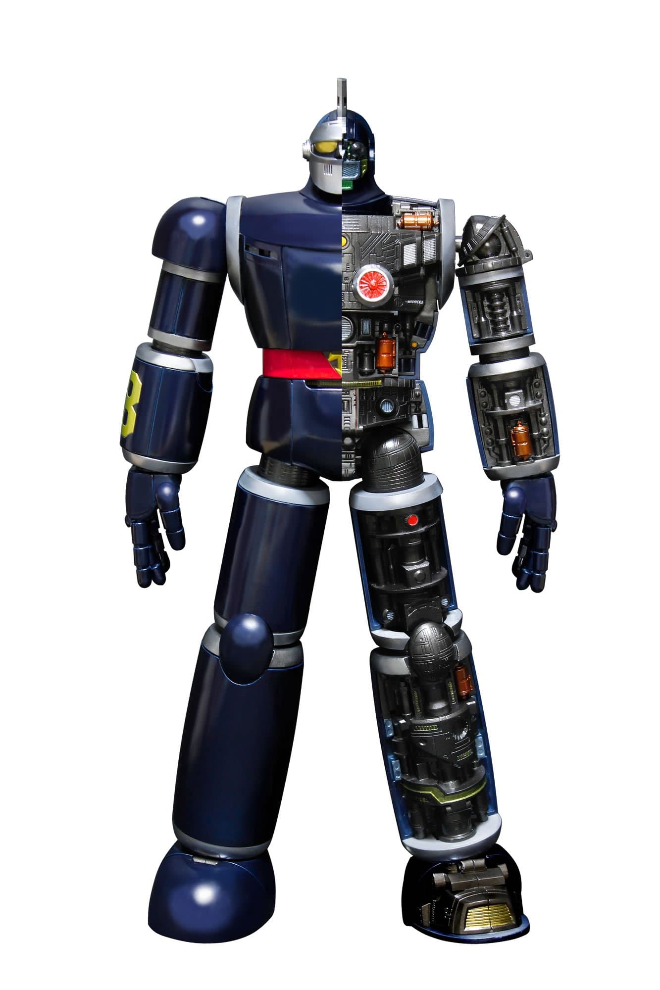 【Evolution toy】Super Metal Action Ironman No. 28 Tetsujin non-scale die cast & ABS painted figure