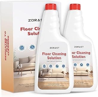 Floor Cleaning Solution, 2 x 16.2Fl OZ Bottles for Hardwood, Tile, and Vinyl Floors – Compatible with Roborock, Suitable for Wireless Wet Dry Dual-Use Vacuum Cleaners