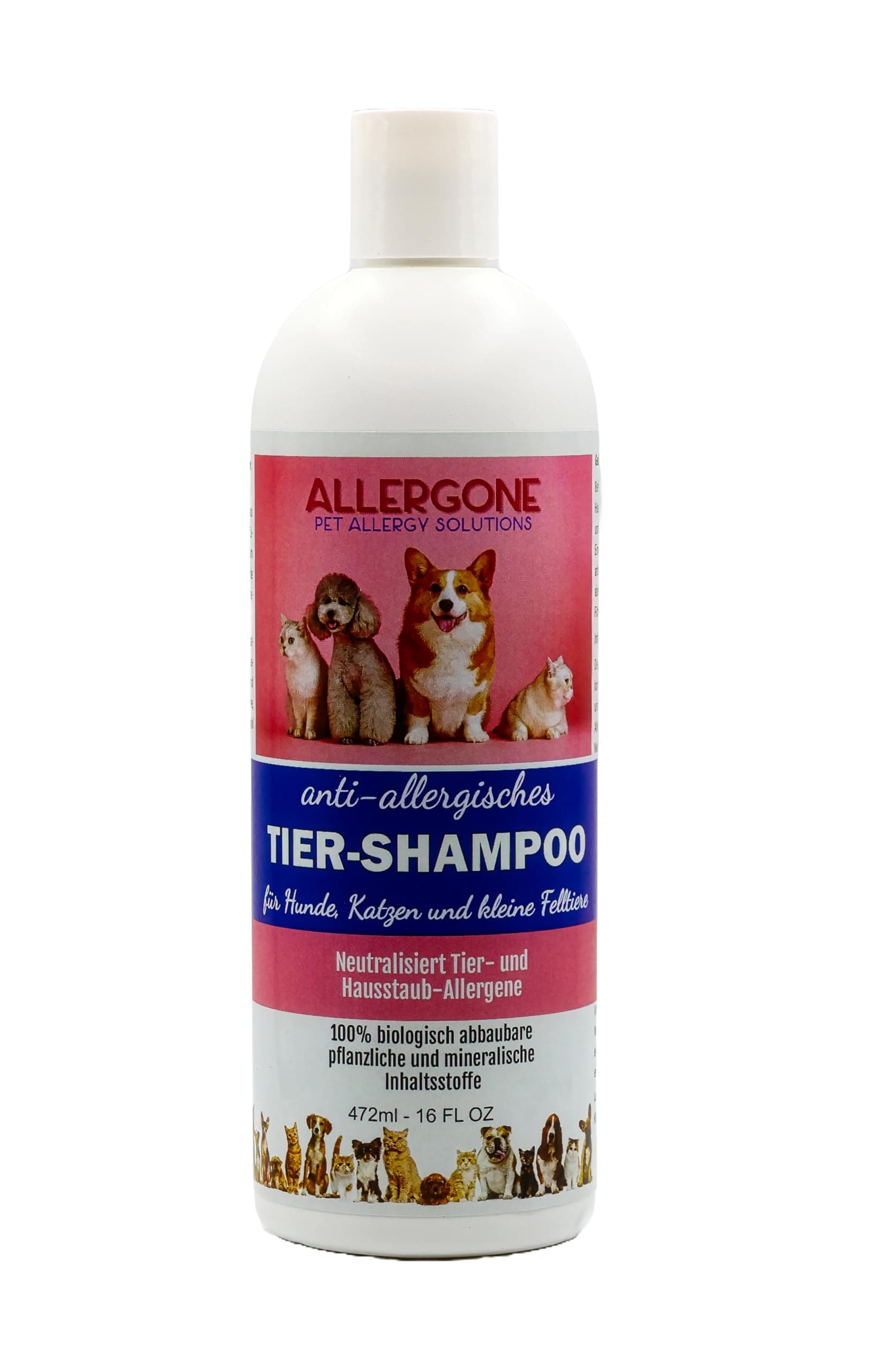 Allergone Anti-Allergy Pet Shampoo 472ml