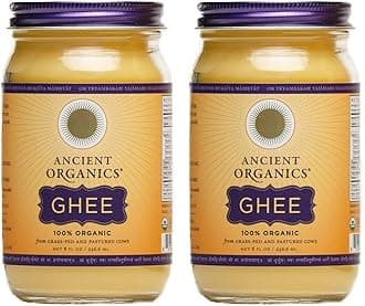 Ancient Organics 100% Ghee of Grass Fed Cows - 2 x 8oz