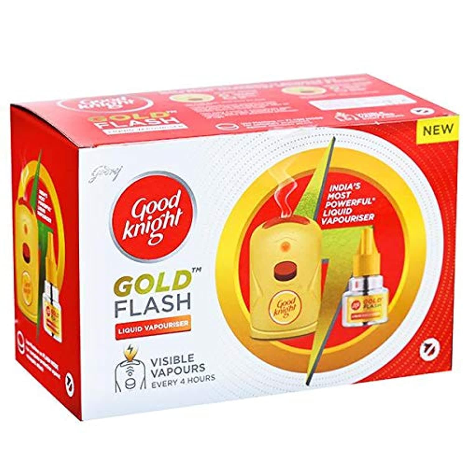 Godrej Gold Flash Good Knight Liquid Vaporizer with Machine,45ml