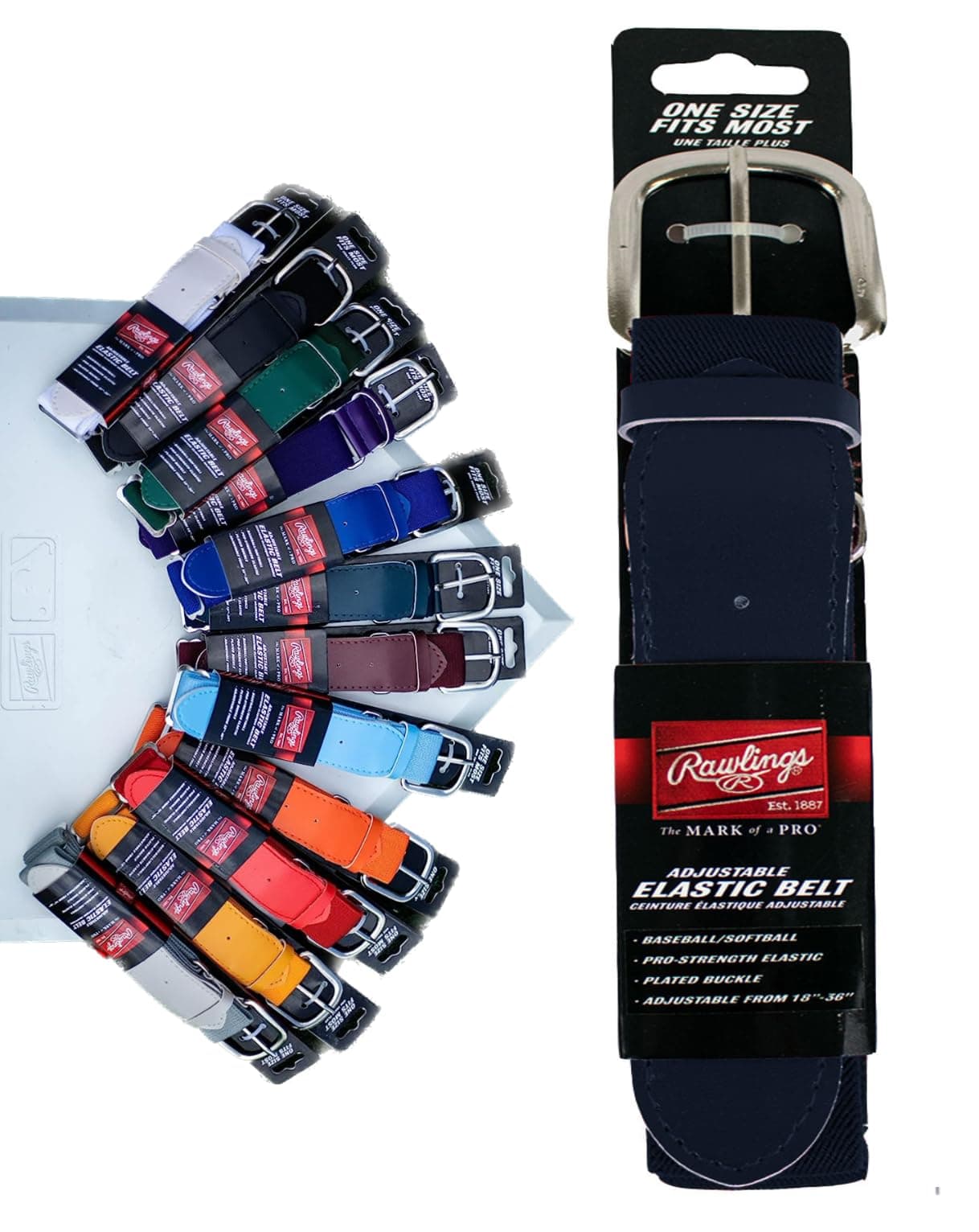 | Elastic Game Day Belt | Baseball/Softball | Adult/Youth | Multiple Colors