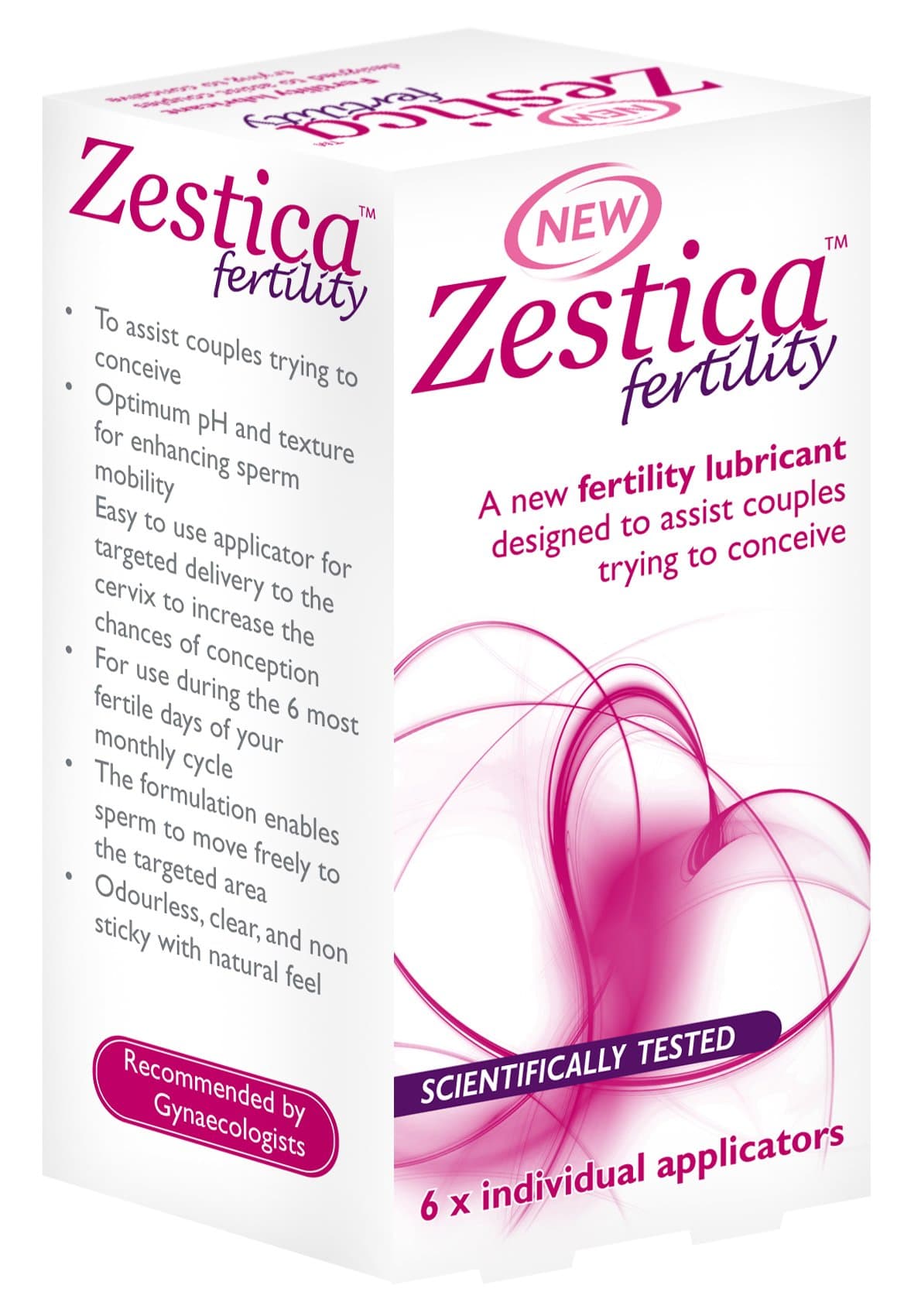 Zestica Fertility Lubricant - 6 x Applicators