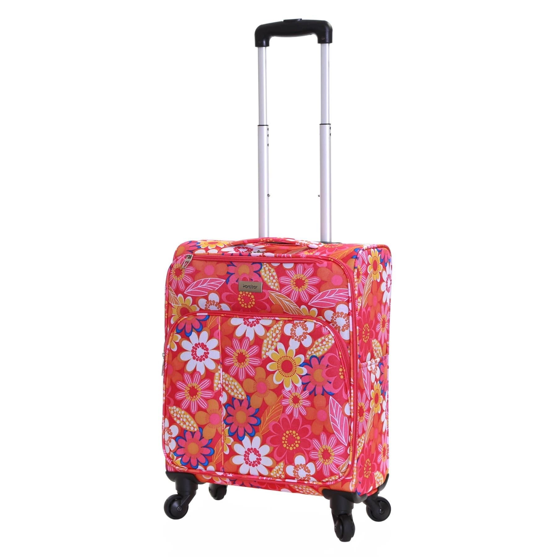 Karabar Chelsea Super Lightweight Carry On Suitcase 55 cm 2.5 kg 40 litres 4 Wheels TSA Lock Navy