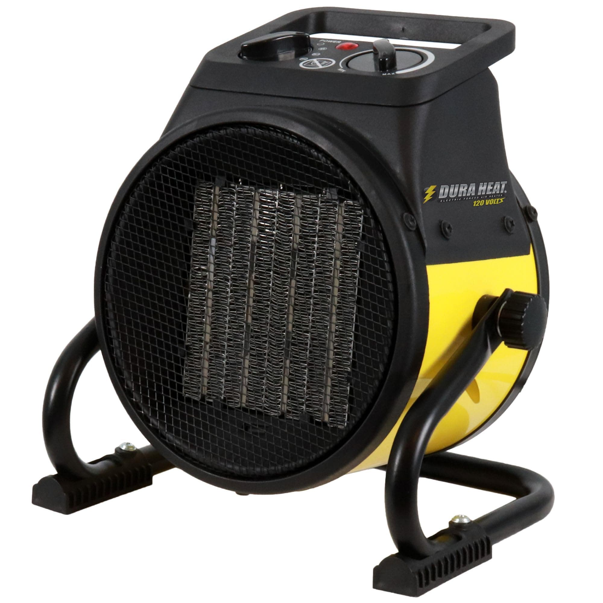EUH1465 Electric Forced Air Heater with Pivoting Base 5,120 BTU, Yellow