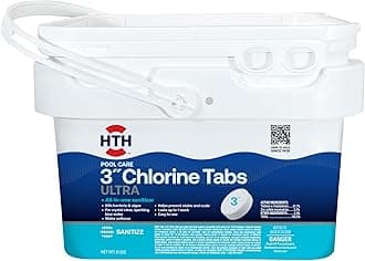 42056 Swimming Pool Care 3" Chlorine Tabs Ultra, Swimming Pool Chlorinating Sanitizer, 8lb