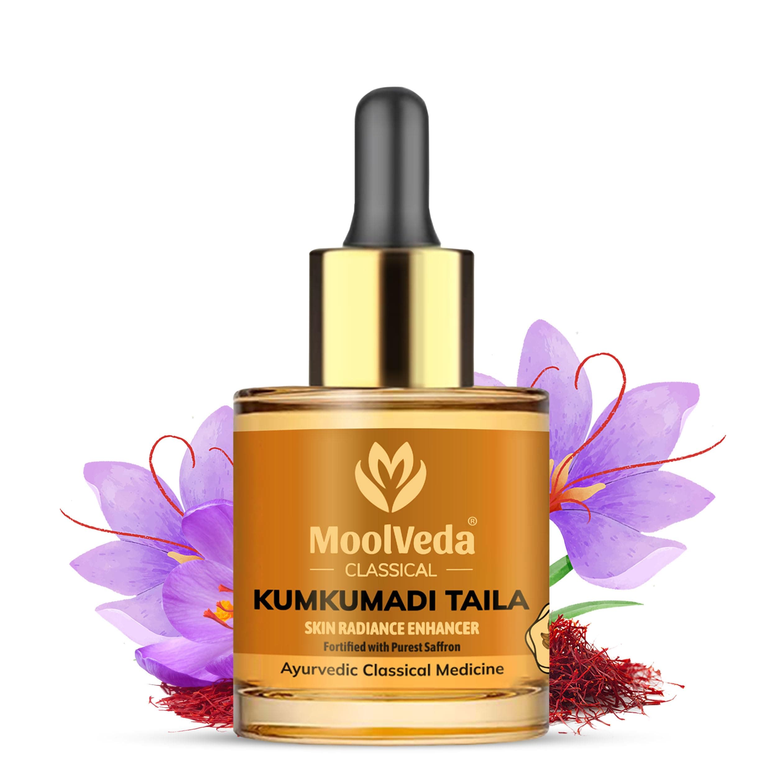 Kumkumadi tailam for face whitening & brightening, pigmentation & anti aging kumkumadi oil serum, kumkumadi tailam acne & dark spots, kumkumadi face oil for glowing skin, 20ml