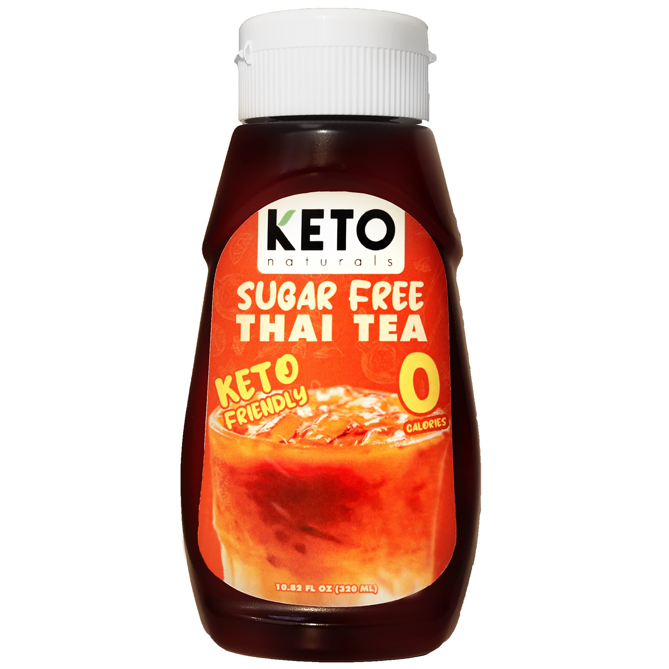 Sugar Free Thai Tea Mix (makes 21 Cups) Zero Calories Keto friendly Thai ice tea mix easy to make. Ready to drink mix in minutes. (10.82 Fl Oz)
