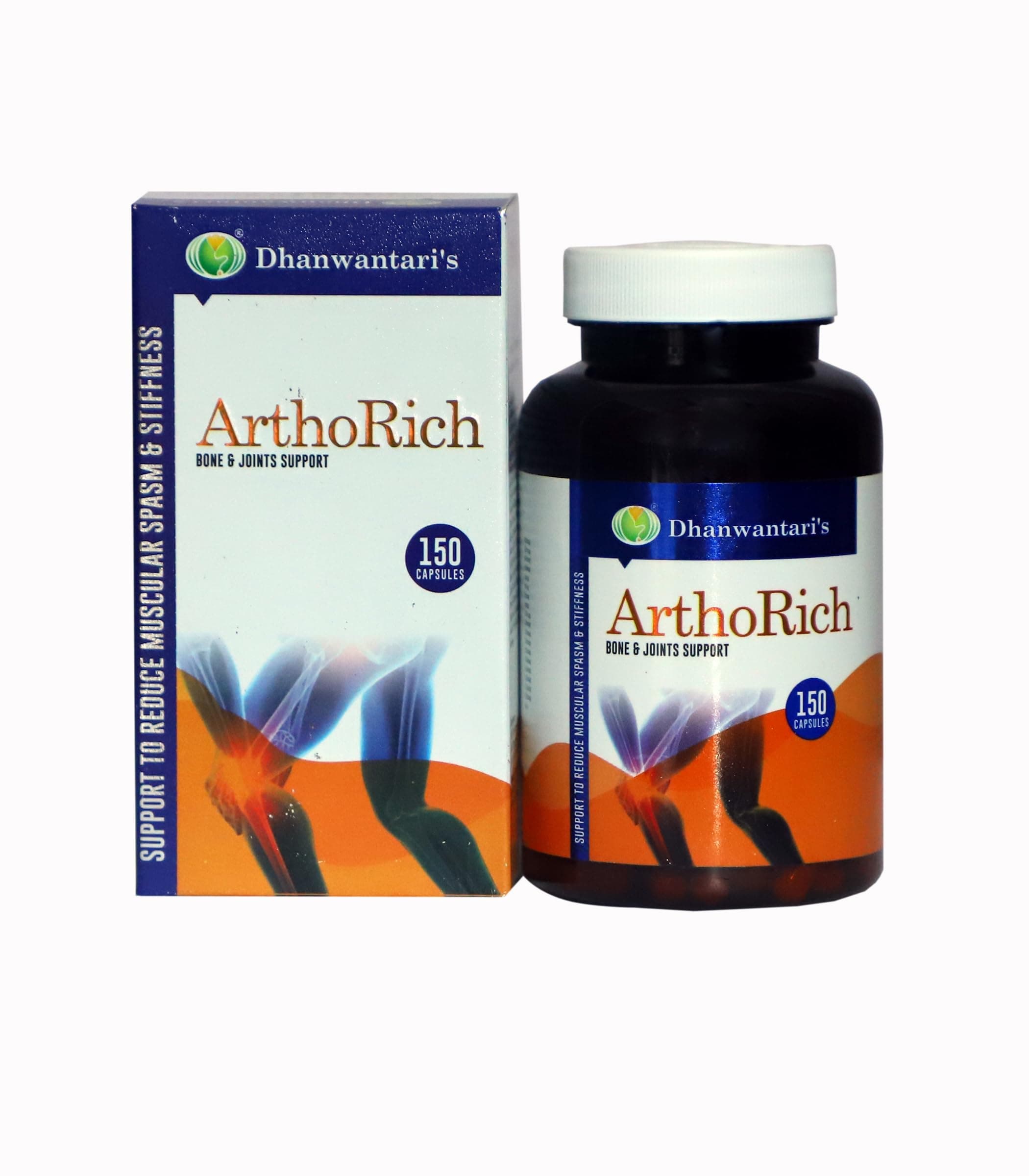 - Dhanwantari ArthoRich BONE & JOINTS SUPPORT 150Capsules(Pack of 1)