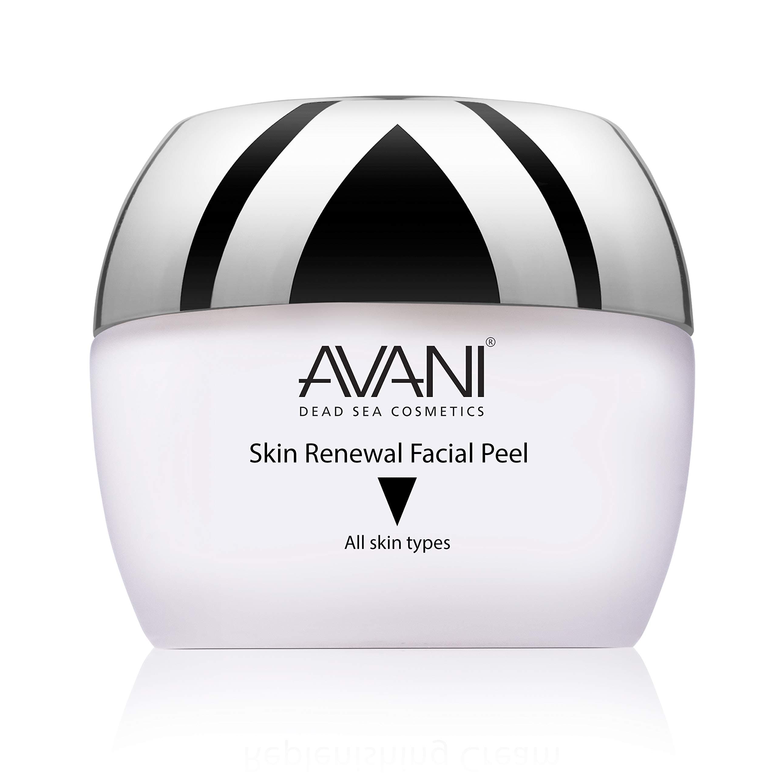 Avani Classics Skin Renewal Facial Peel - Anti-Aging Formula - Exfoliating Cream with Vitamin C & E & Dead Sea Mineral - Safe & Gentle