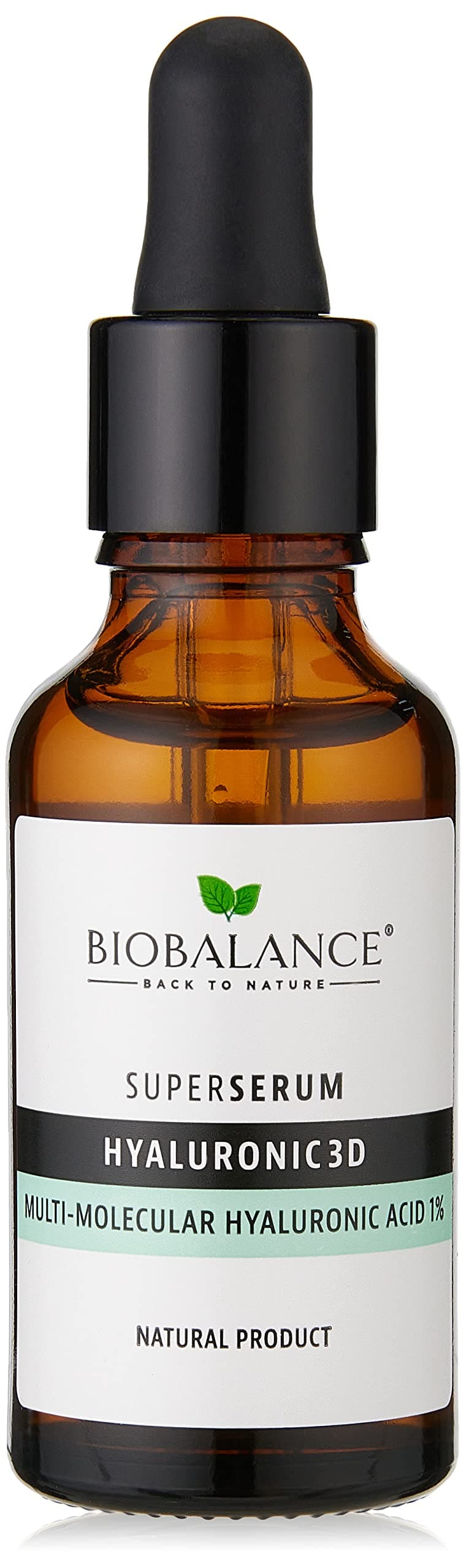 BioBalance Hyaluronic 3D - Plump Super Serum | 30ml | Deeply Hydrating | Plumping Face Serum | Fine Line & Wrinkle Reduction | Texture & Elasticity Boost | Gentle & Pure